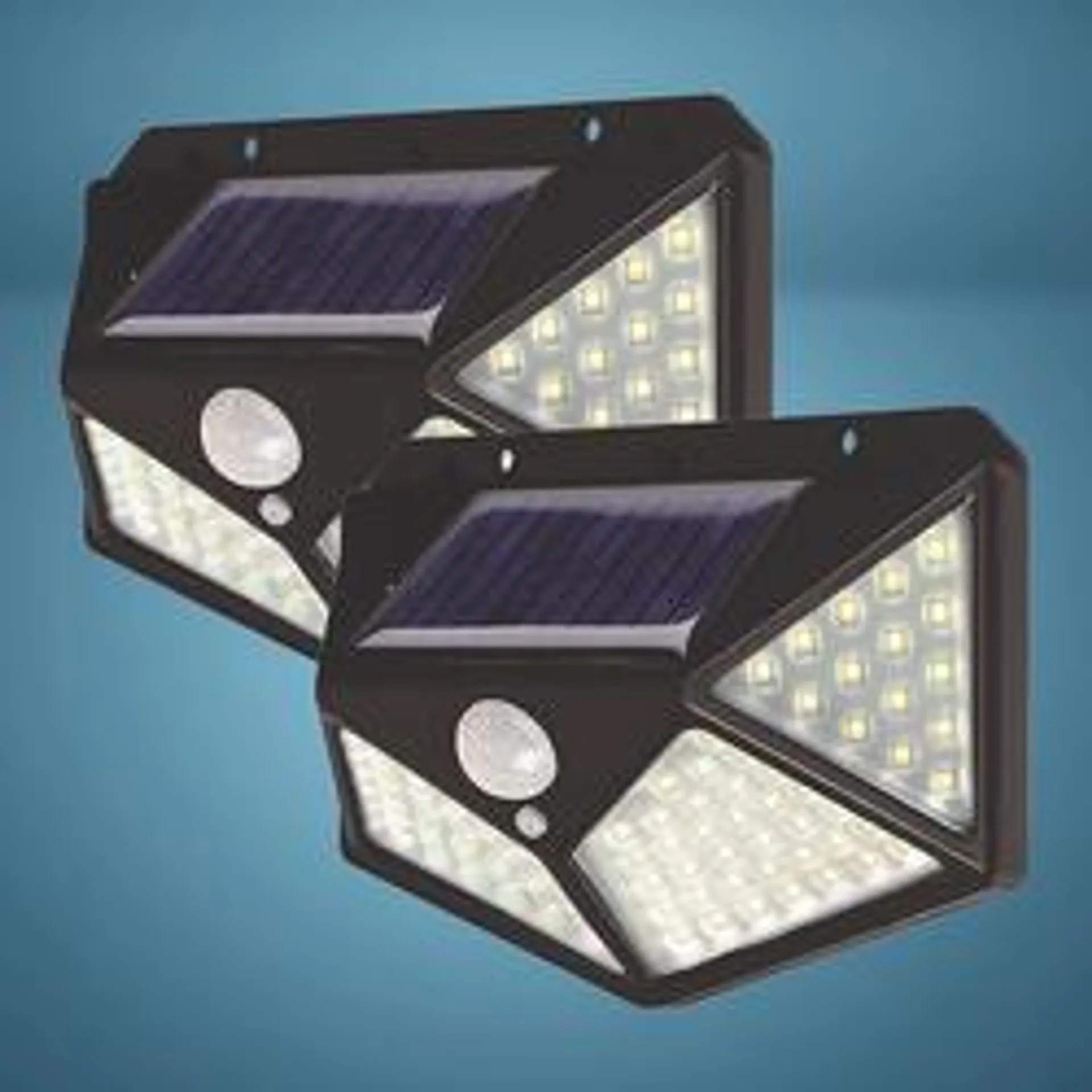 Patriot Lighting® Solar Motion Sensor LED Wedge Flood Light 2-Pack