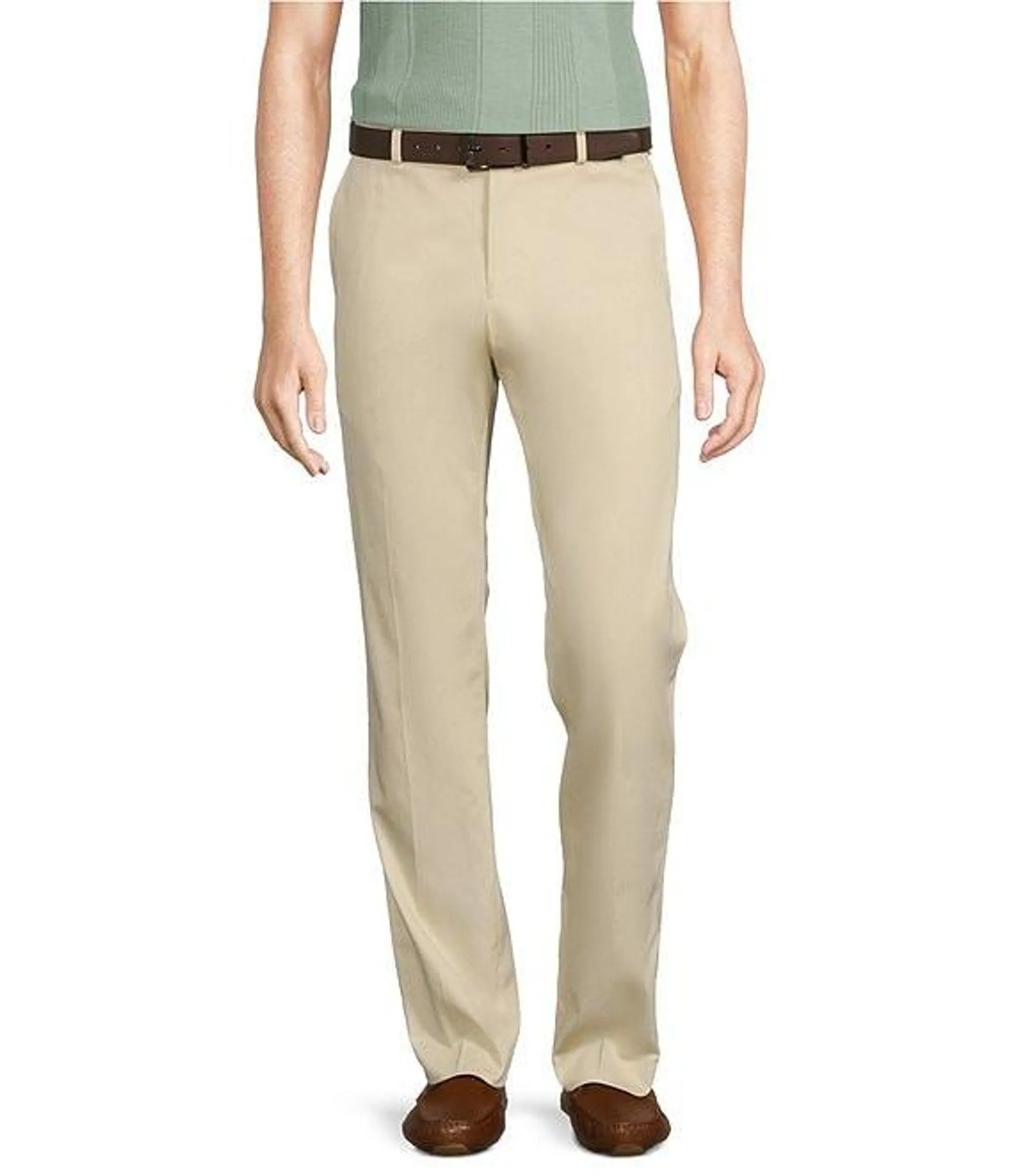 Verdant Vibes Collection Alex Slim-Fit Suit Separates Sateen Dress Pants