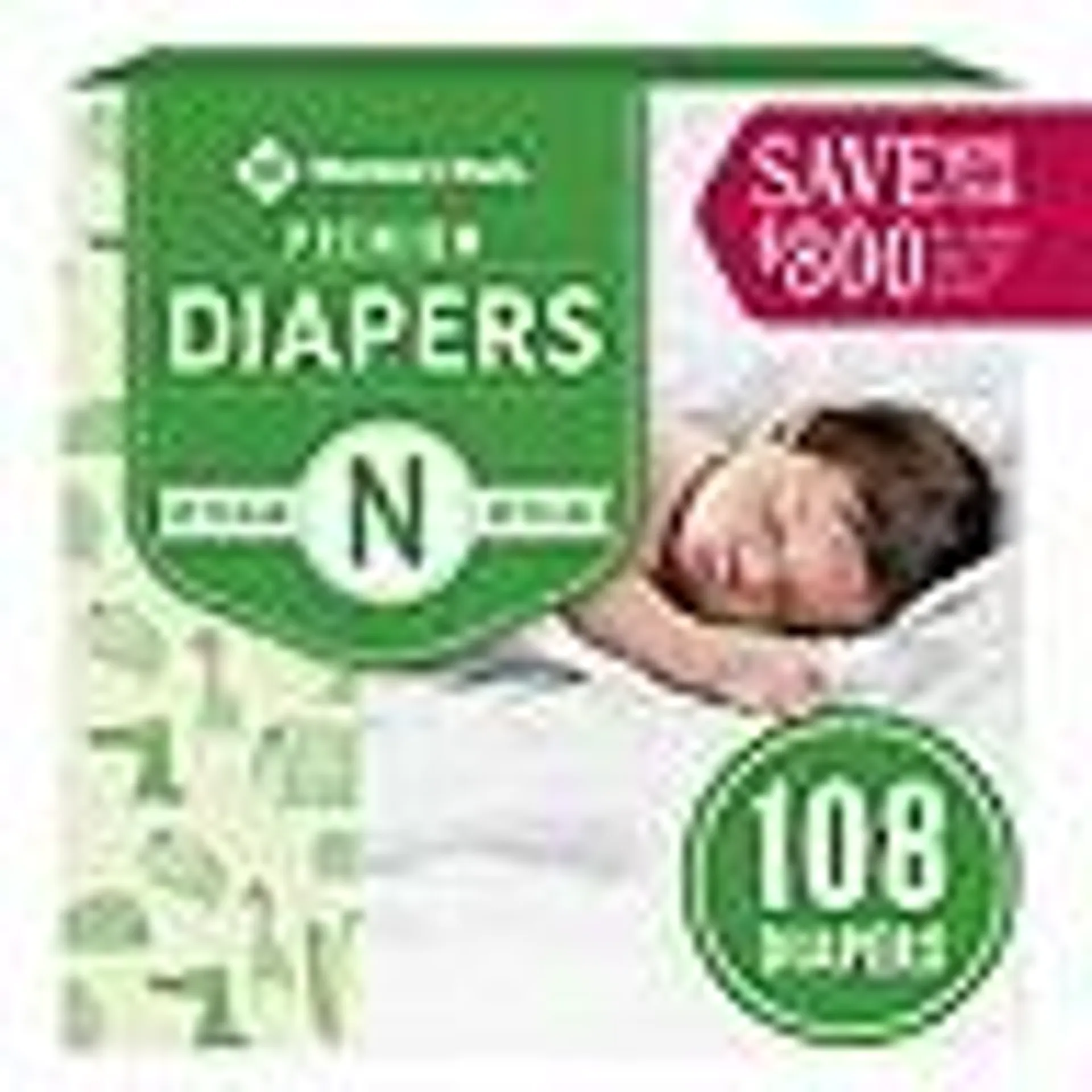 Member's Mark Premium Baby Diapers, Sizes: Newborn - 7