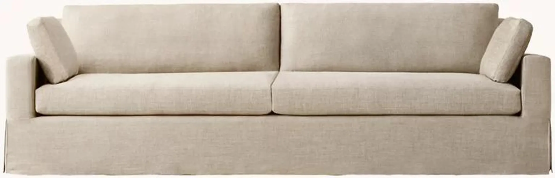 Belgian Track Arm Slipcovered Sofa