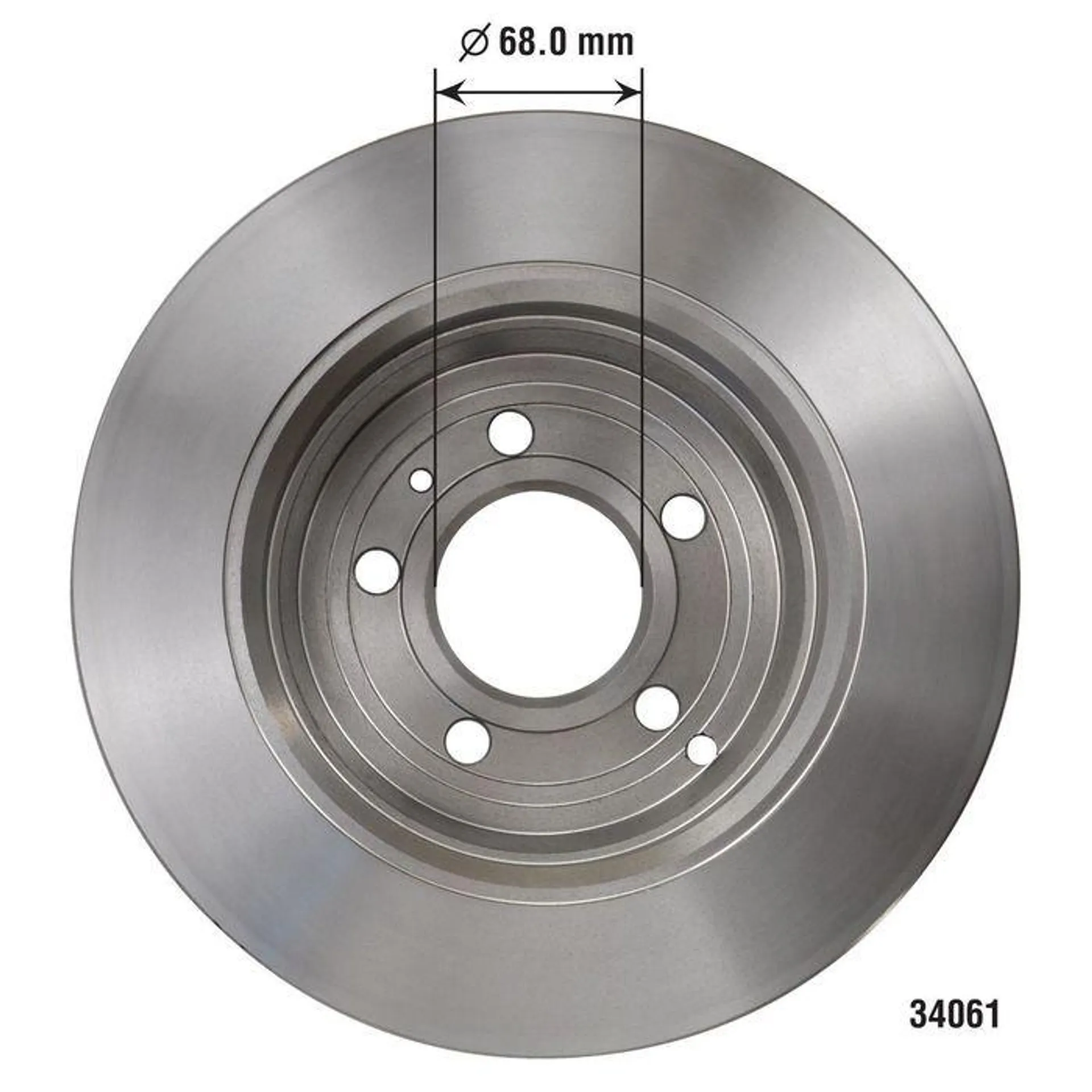 Duralast Disc Brake Rotor 34061