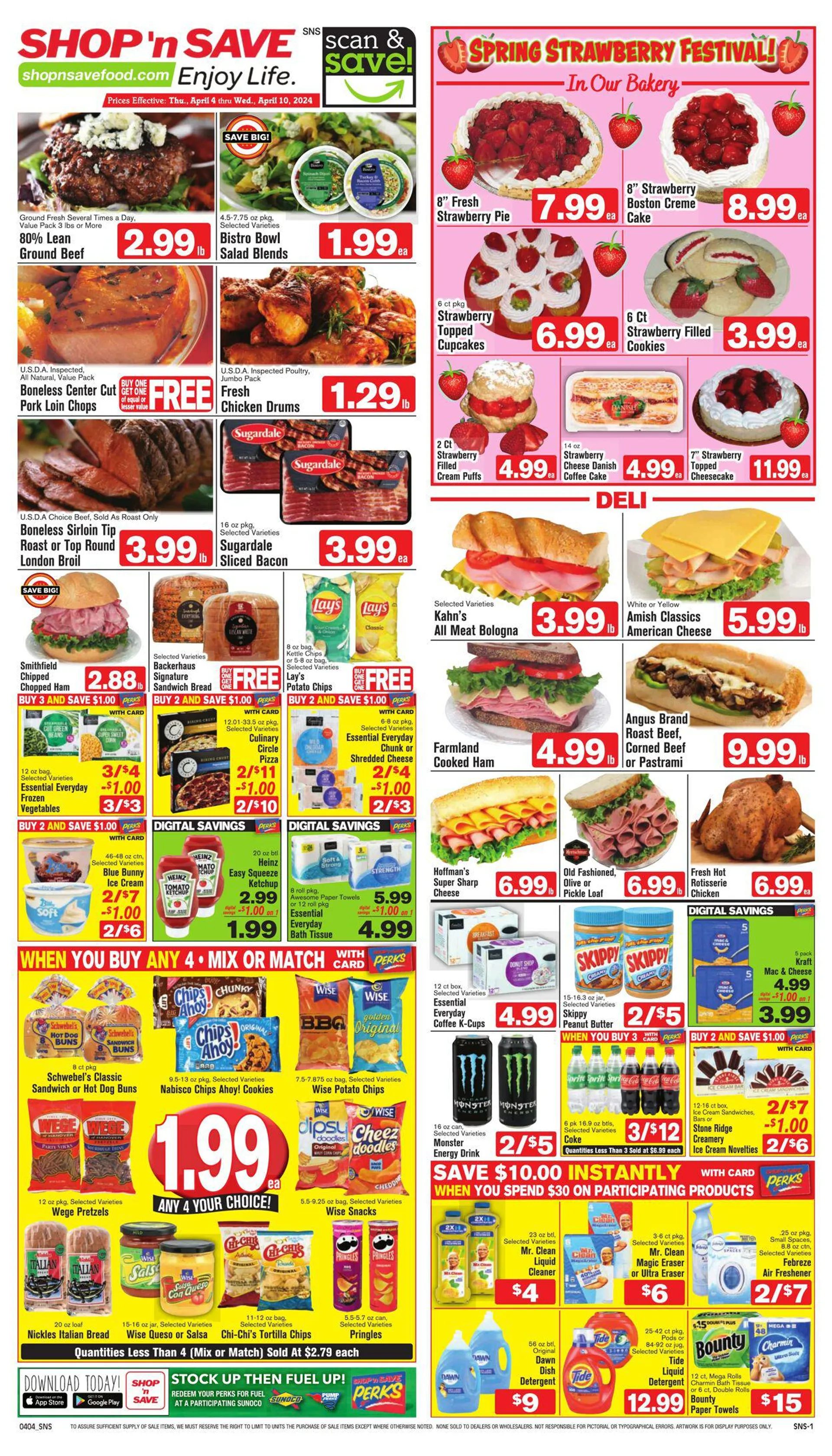 Weekly ad Shop'n Save from April 4 to April 10 2024 - Page 