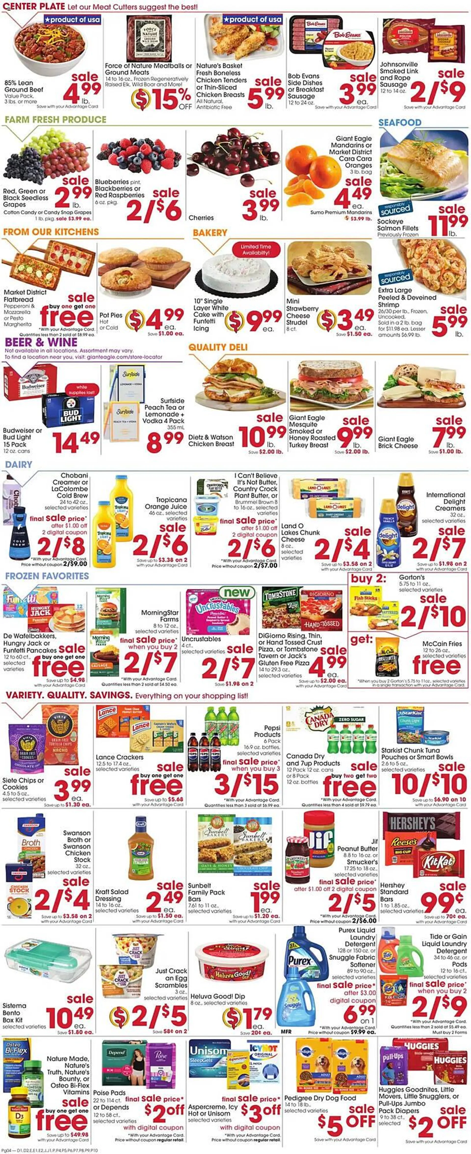 Weekly ad Giant Eagle Weekly Ad from January 9 to January 15 2025 - Page 4