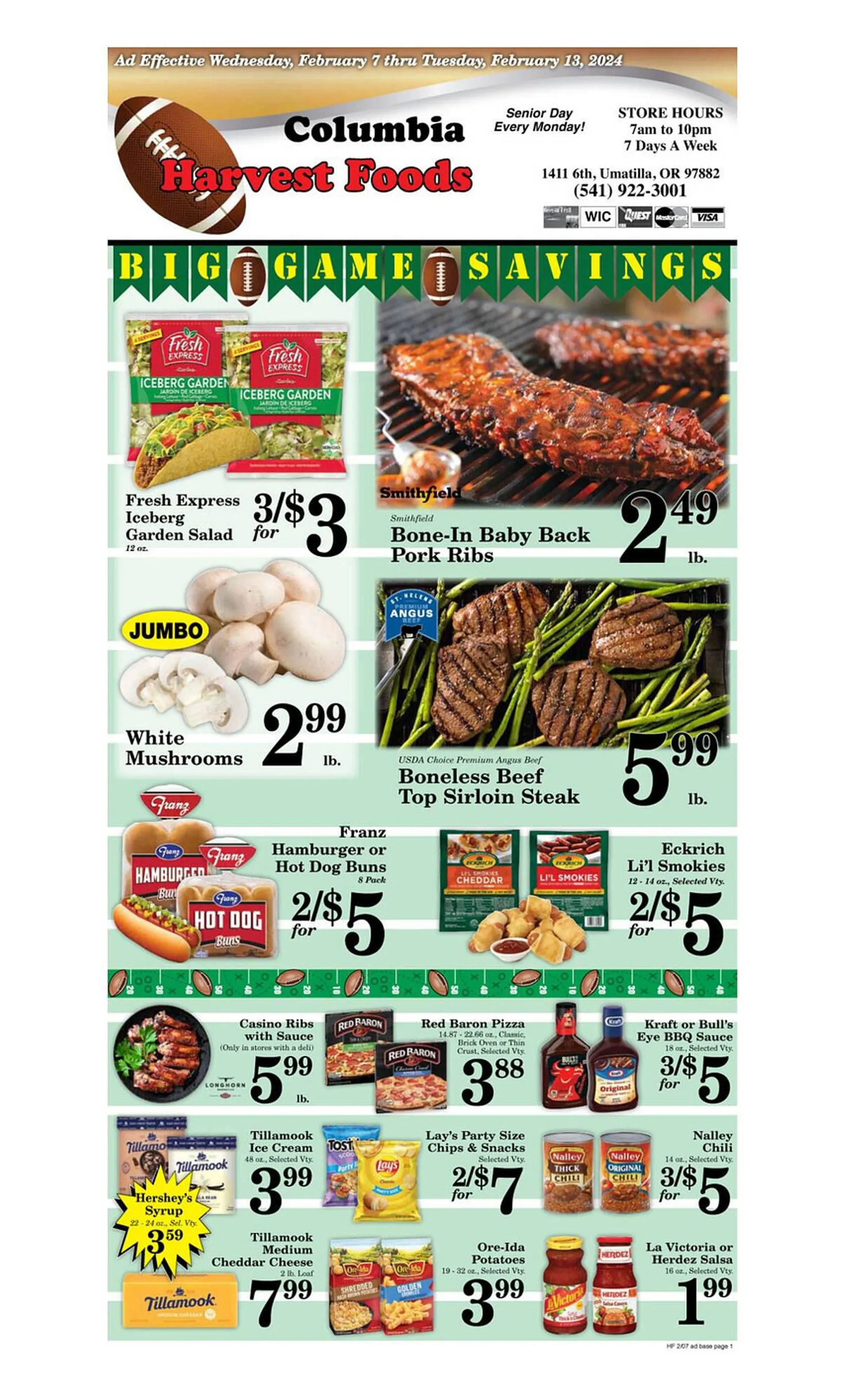 Weekly ad Harvest Foods ad from February 7 to February 13 2024 - Page 