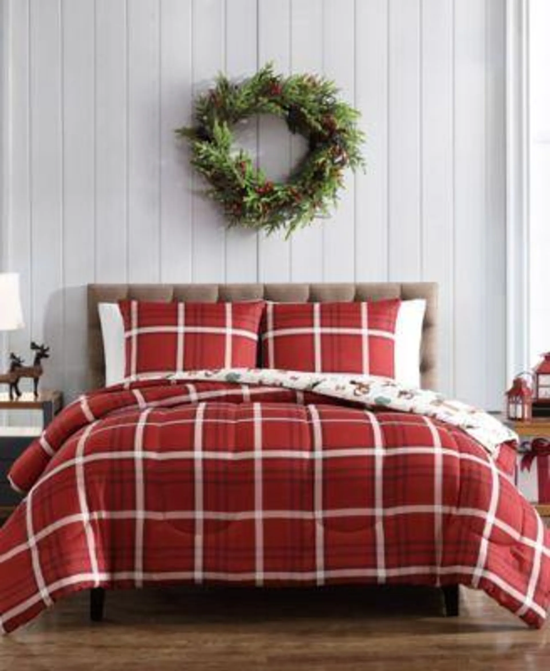 Holiday Dogs 3-Pc Comforter Sets, Exclusively at Macy’s