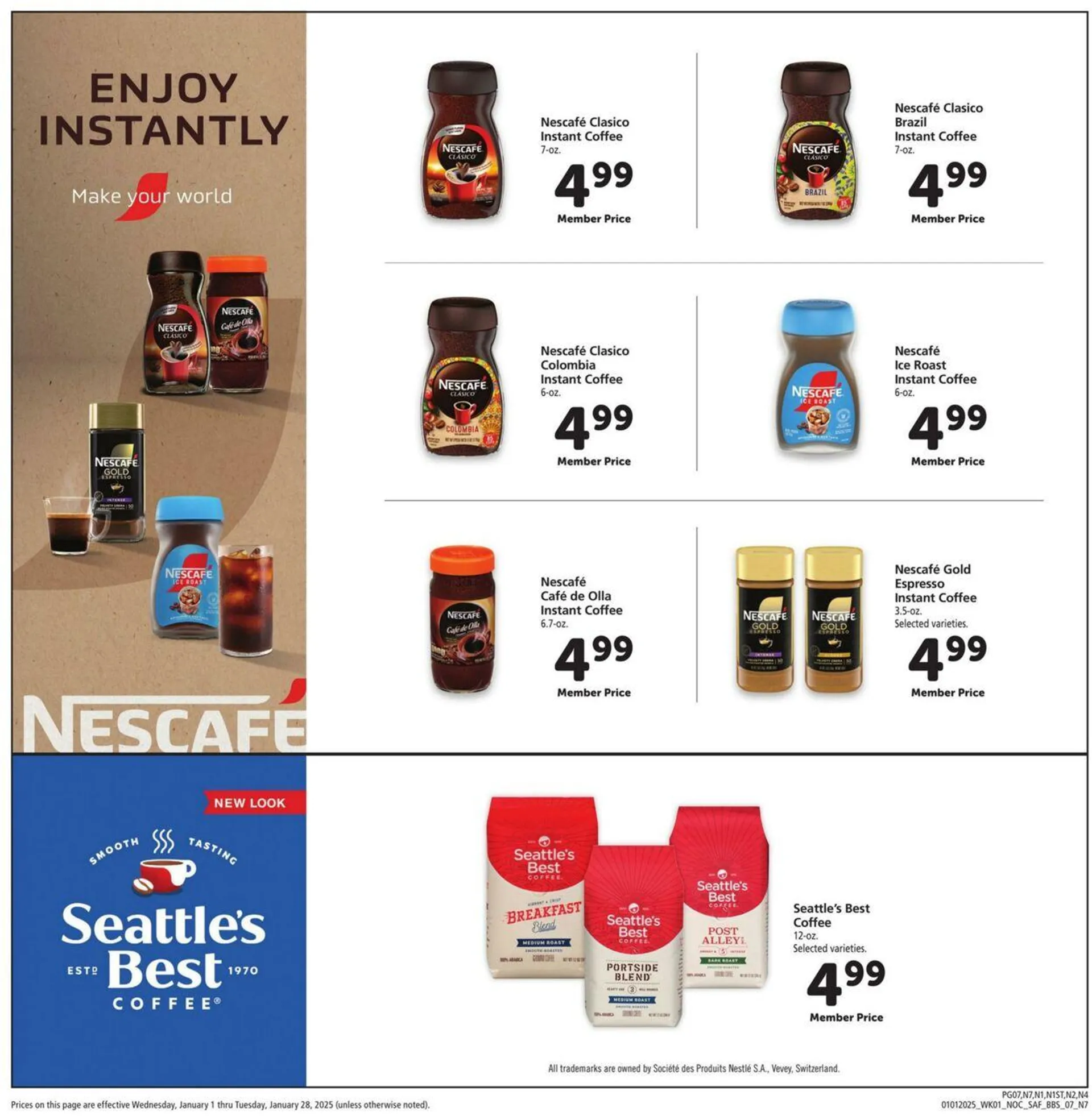 Weekly ad Safeway Current weekly ad from January 1 to January 28 2025 - Page 7