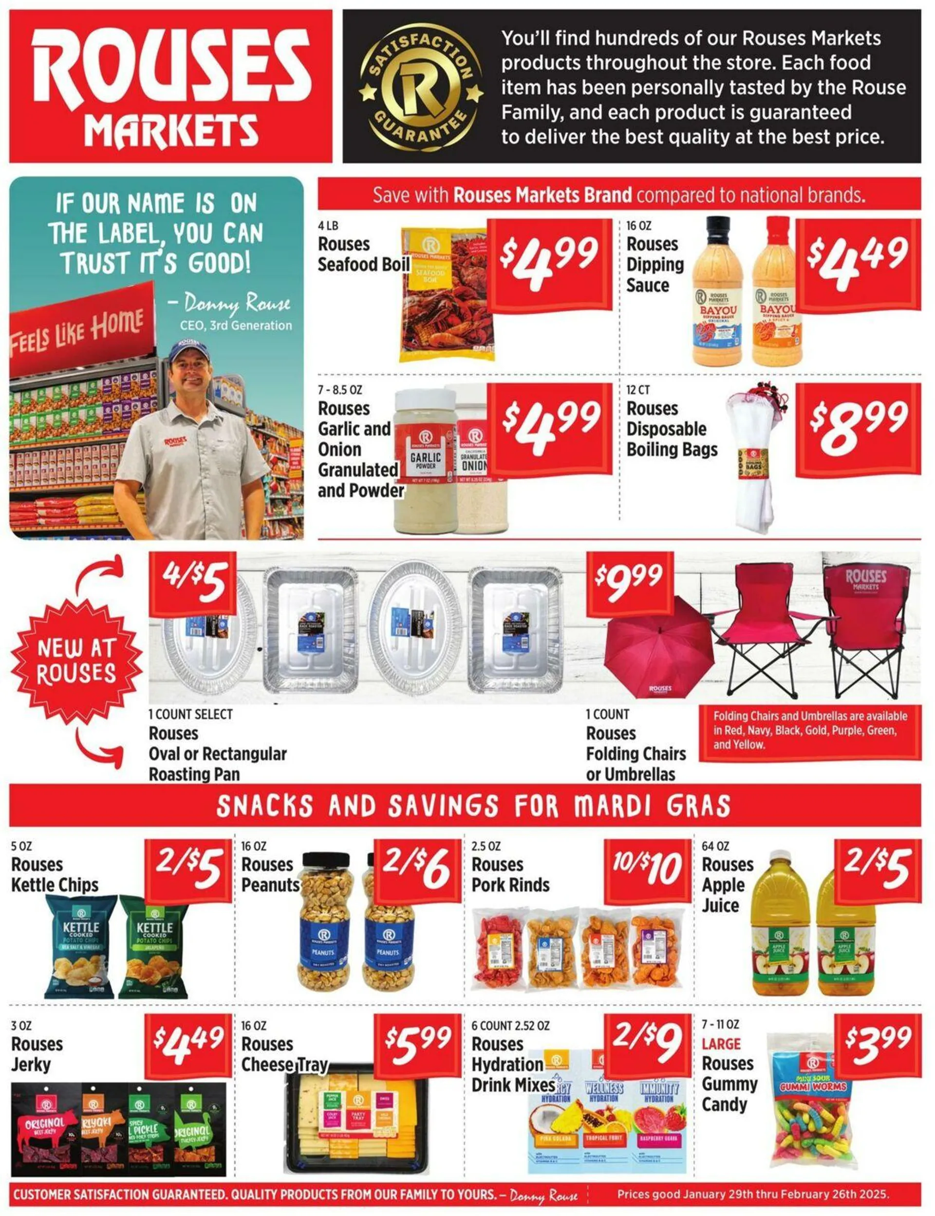 Catálogo de Rouses Current weekly ad 29 de enero al 26 de febrero 2025 - Página 1