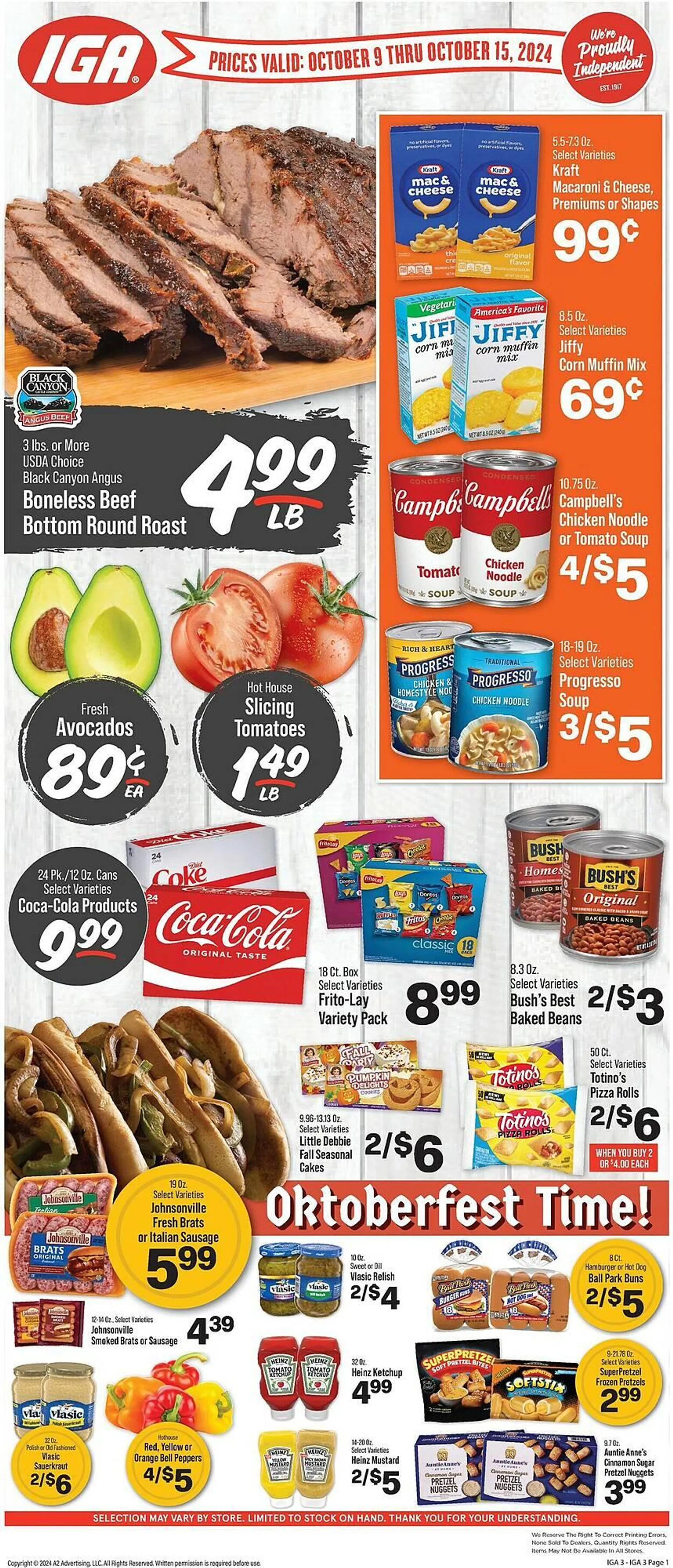 IGA Weekly Ad - 1