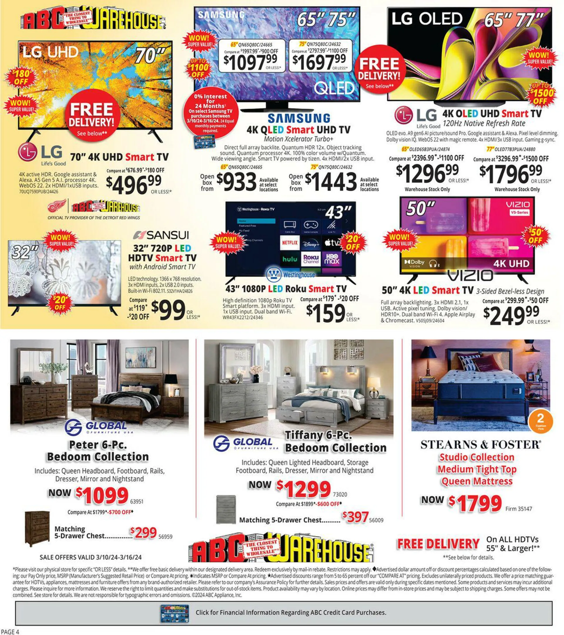 Weekly ad ABC Warehouse Current weekly ad from March 10 to March 16 2024 - Page 4