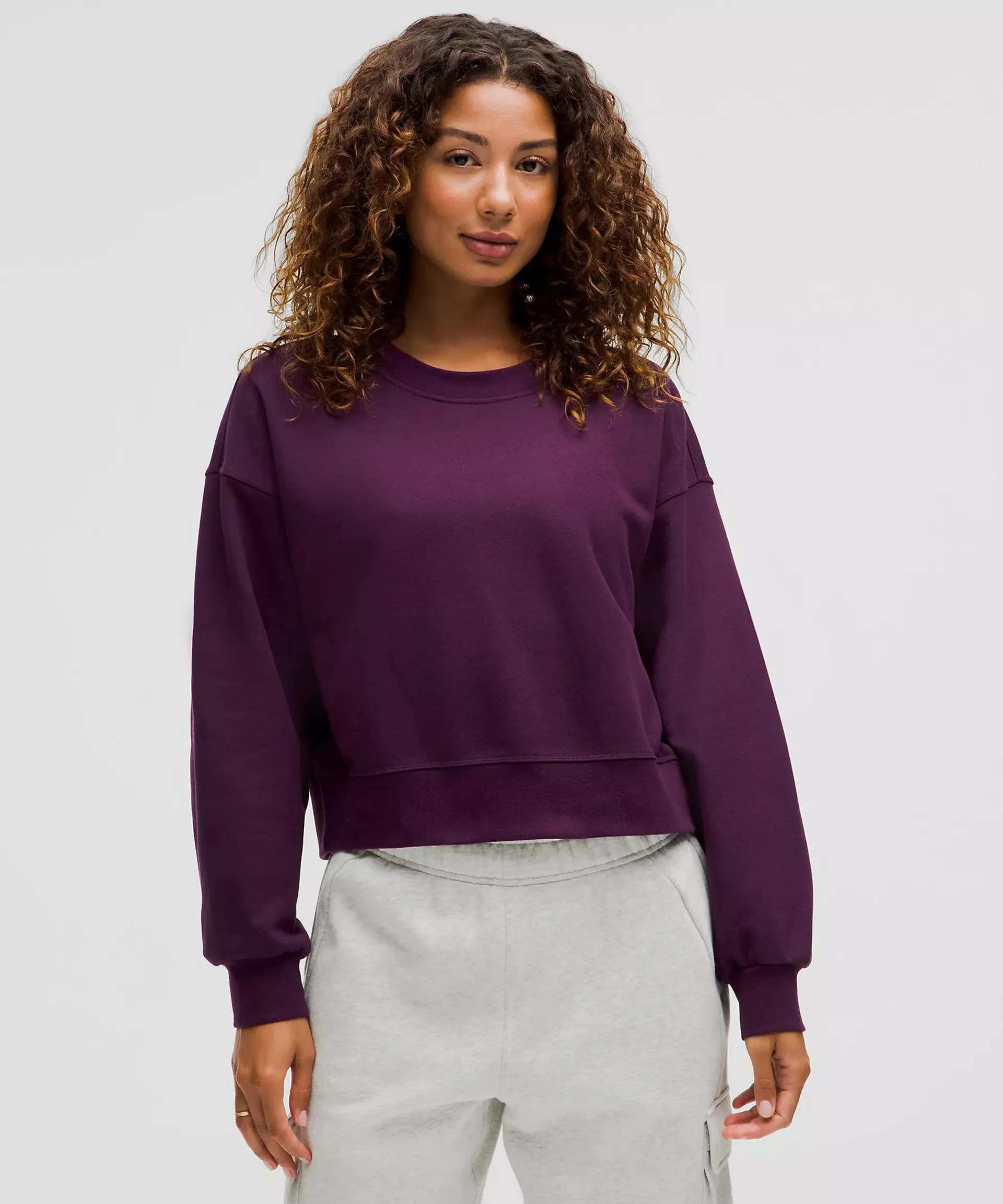 Perfectly Oversized Cropped Crew