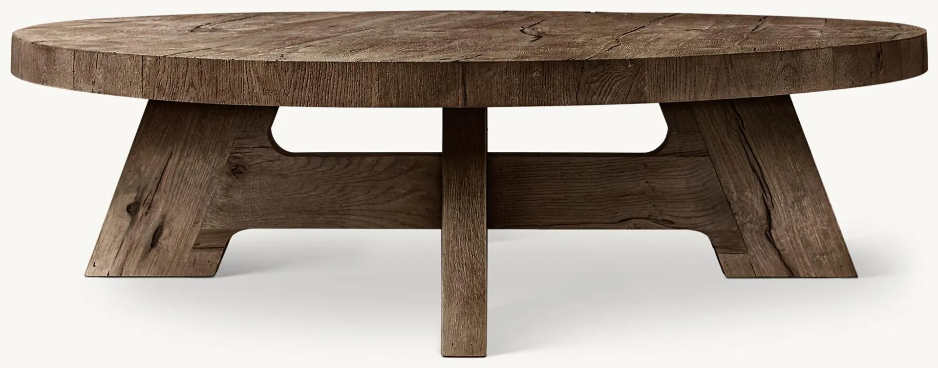 Davos Oak Round Coffee Table