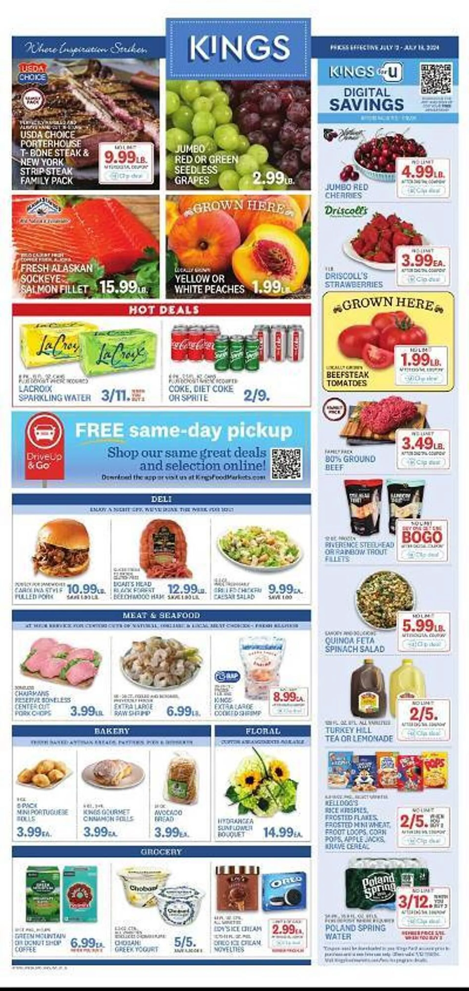 Kings Food Markets Weekly Ad - 1