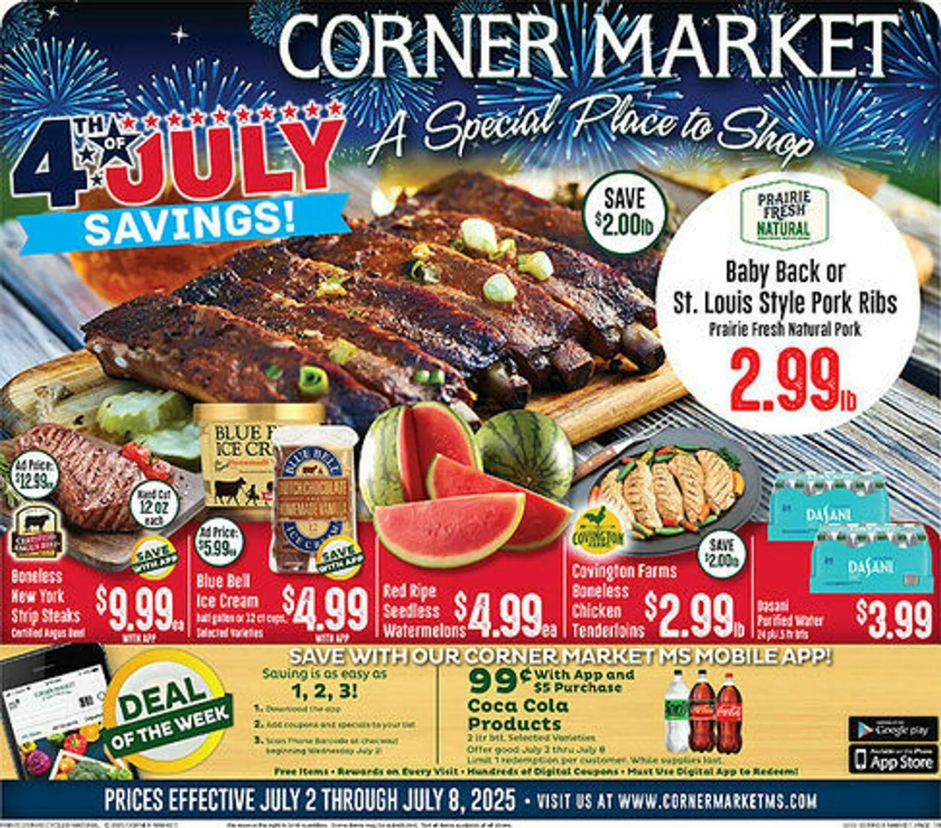 Weekly ad Corner Market from July 2 to July 8 2025 - Page 1