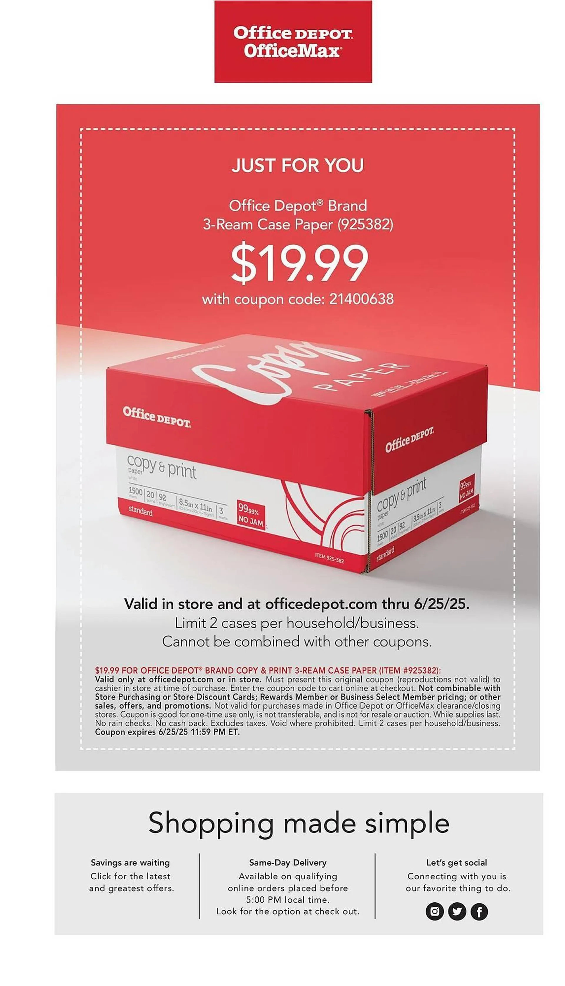 Weekly ad Office Depot Weekly Ad from May 7 to May 13 2025 - Page 12