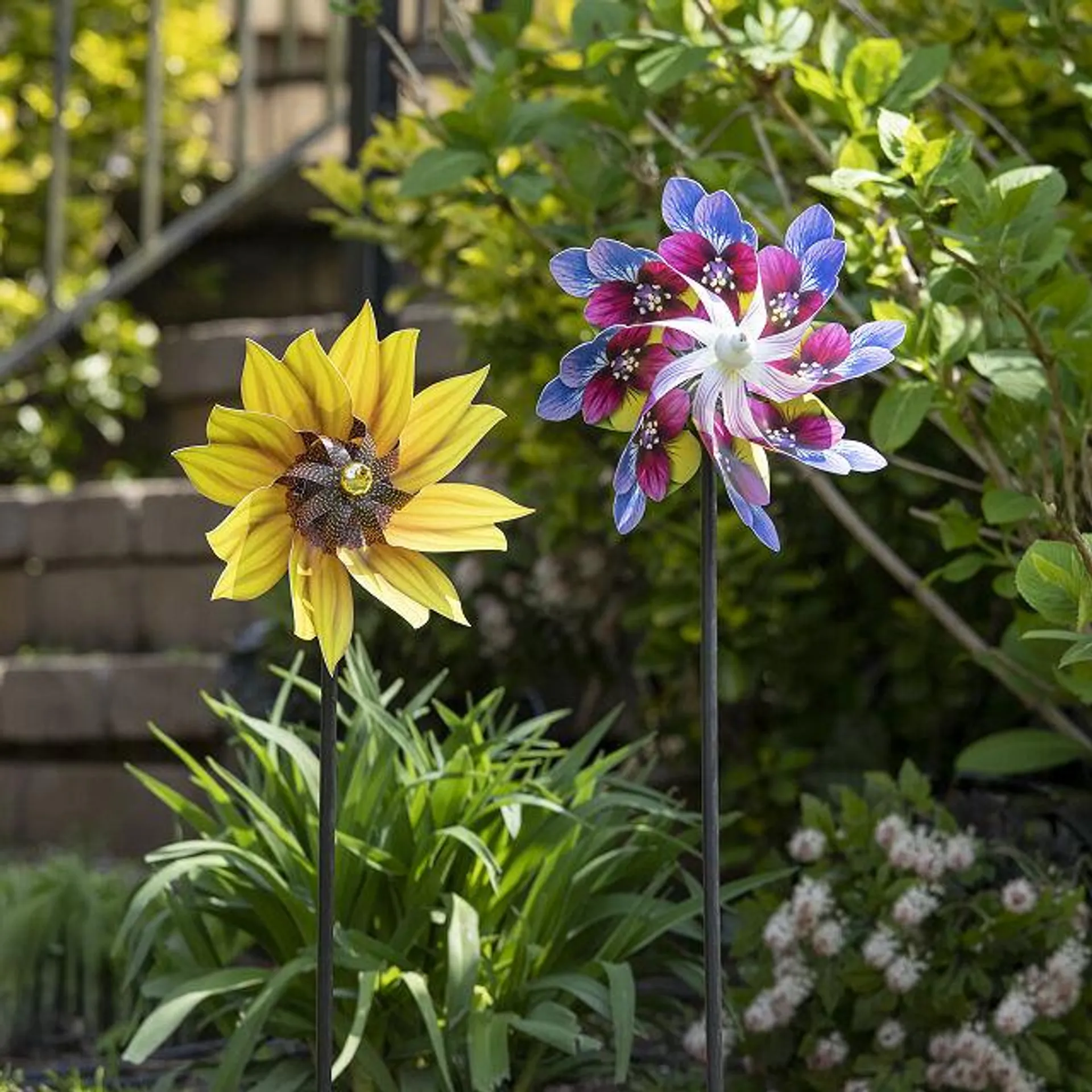 Flower Pinwheel Stake