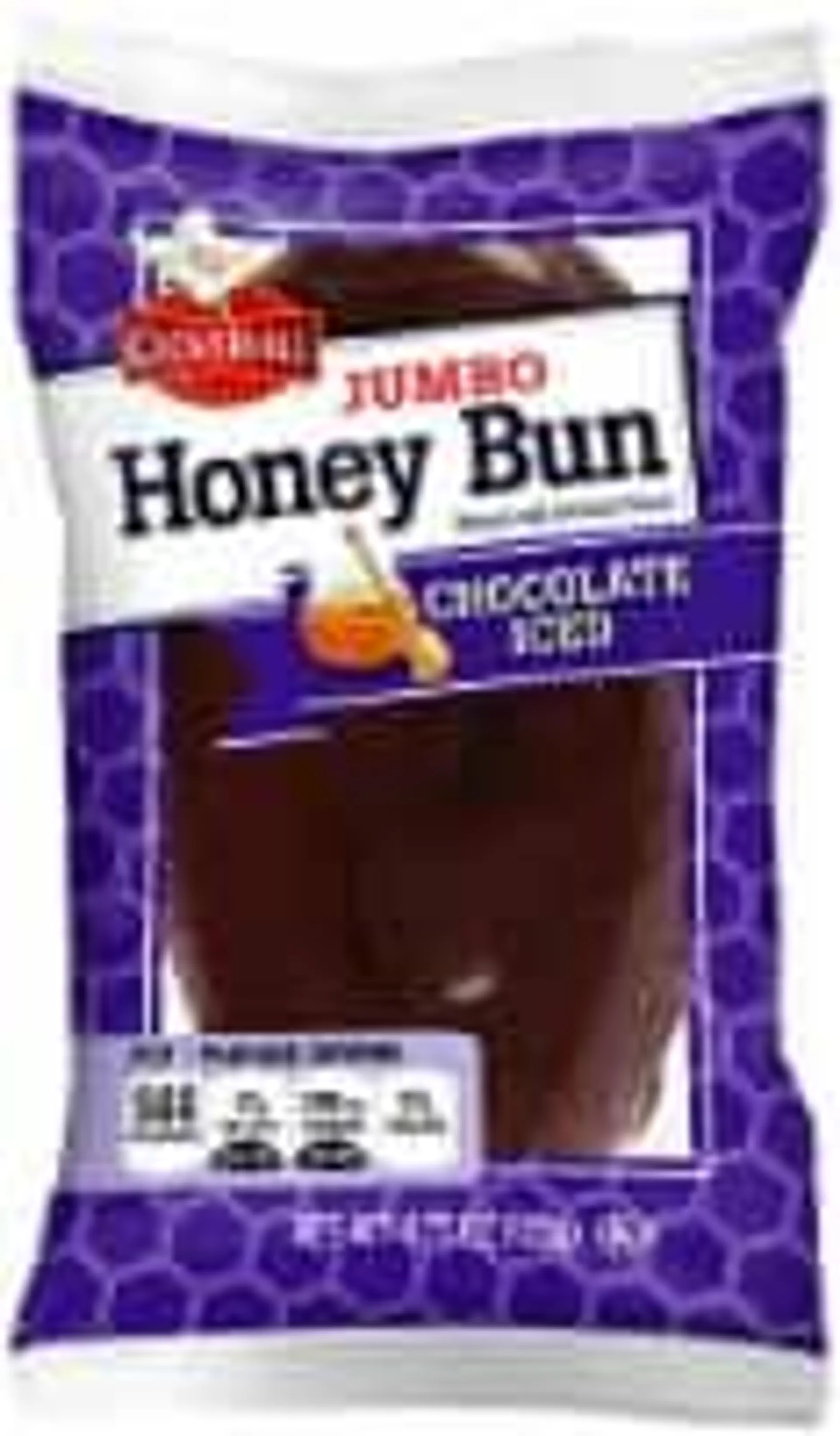 Cloverhill Jumbo Honey Bun Chocolate Iced - 4.75oz Multi Pack (12 Pack)