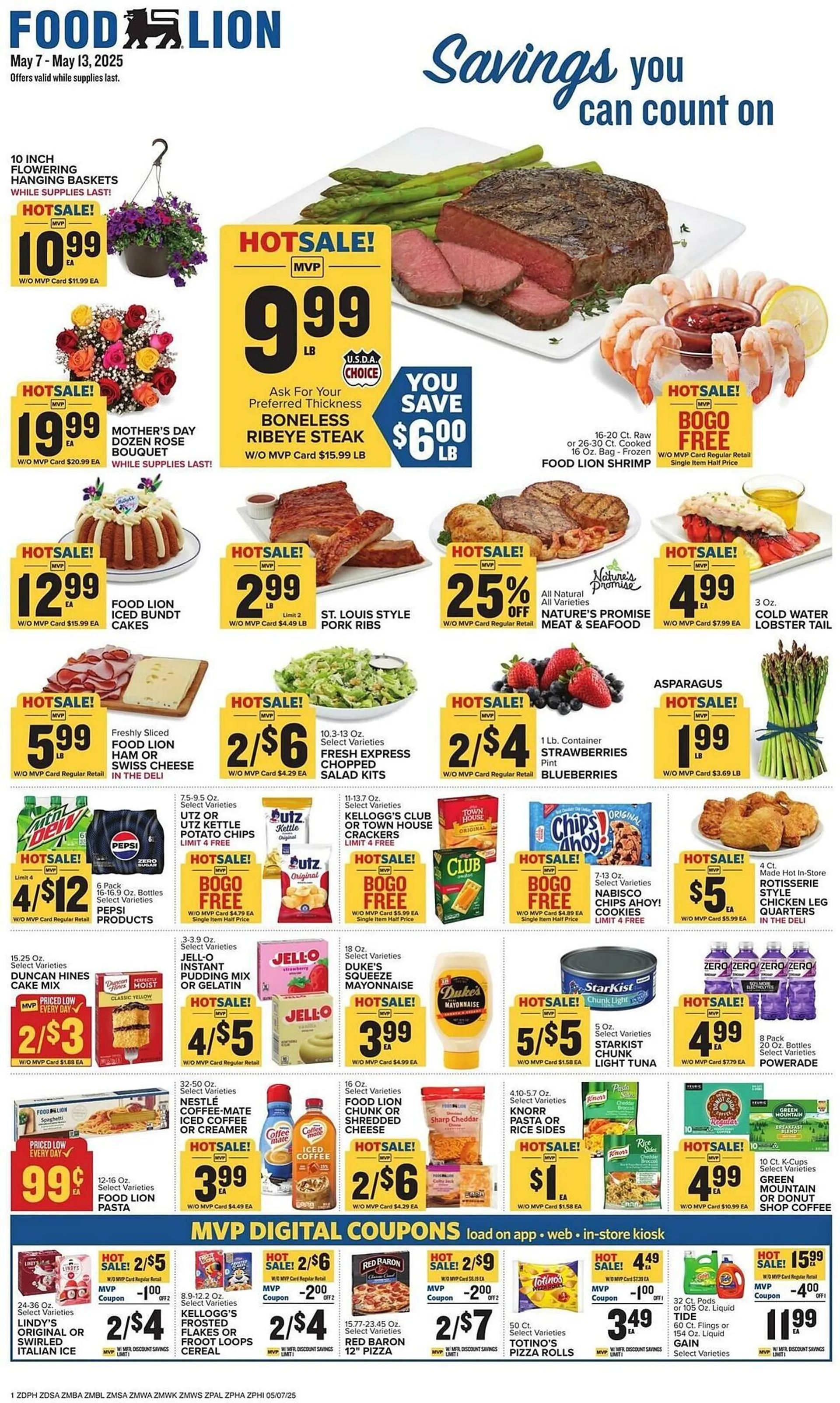 Weekly ad Food Lion Weekly Ad from May 7 to May 13 2025 - Page 1