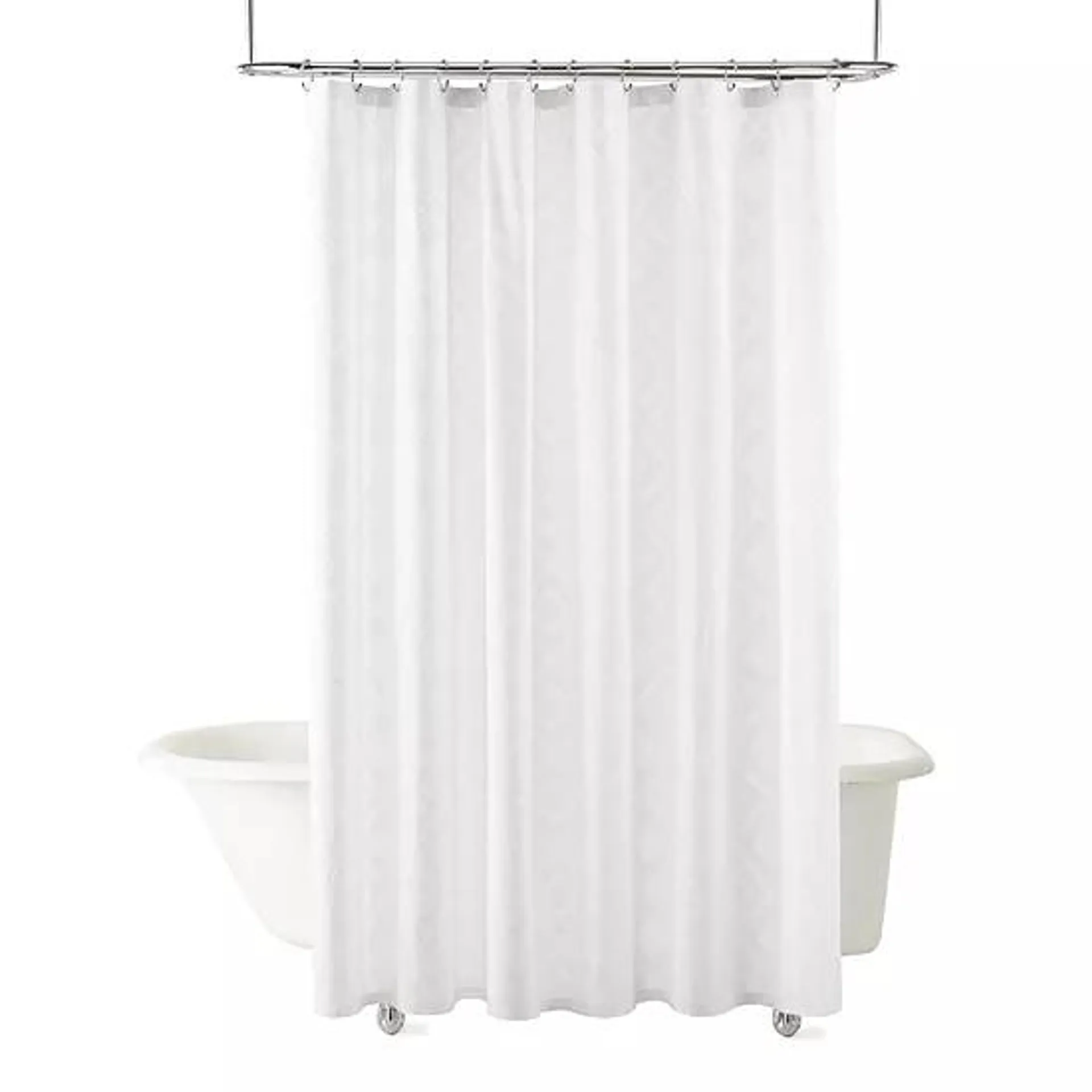 Linden Street Cotton Clip Jacquard Shower Curtain