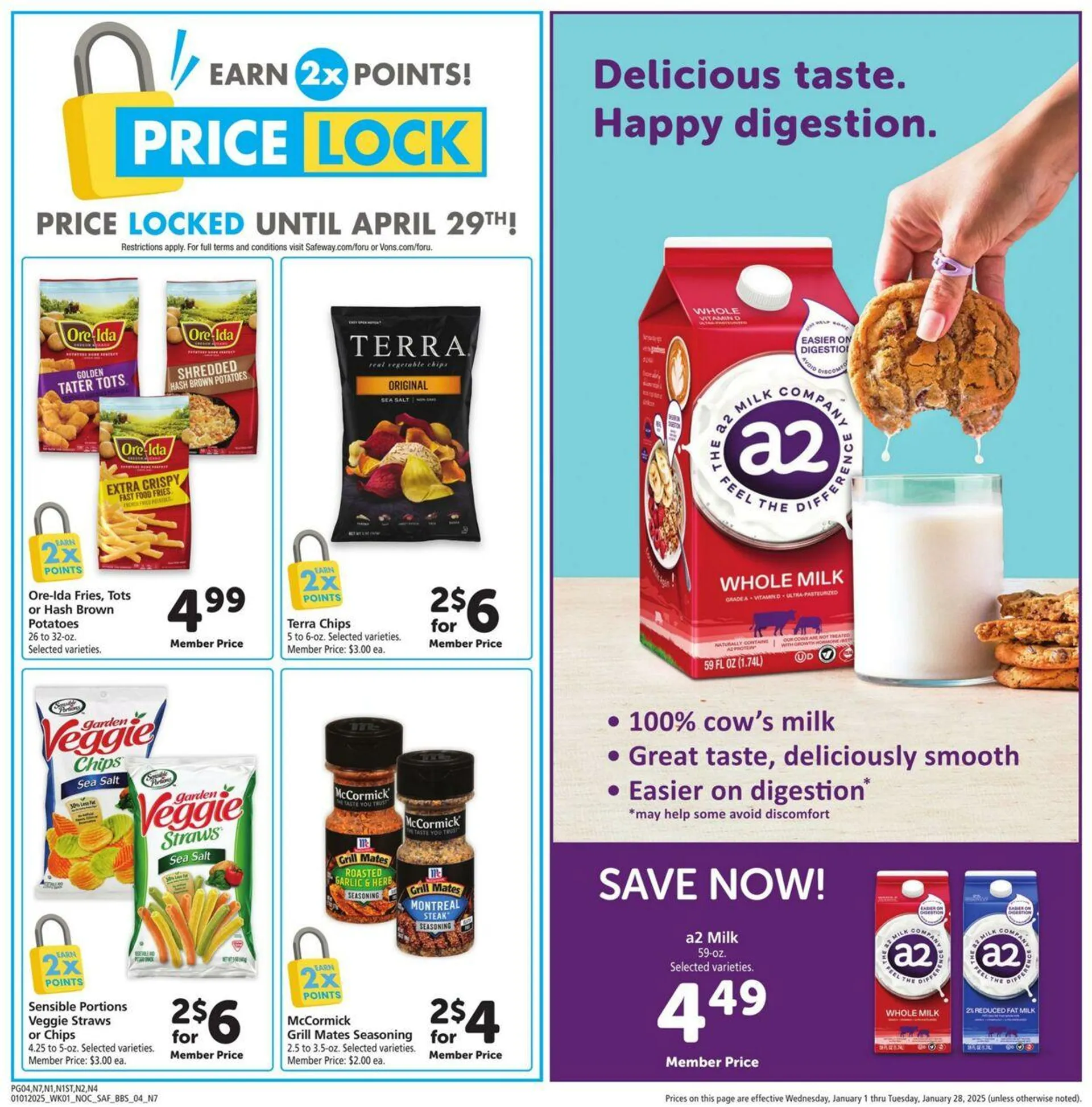 Weekly ad Safeway Current weekly ad from January 1 to January 28 2025 - Page 4