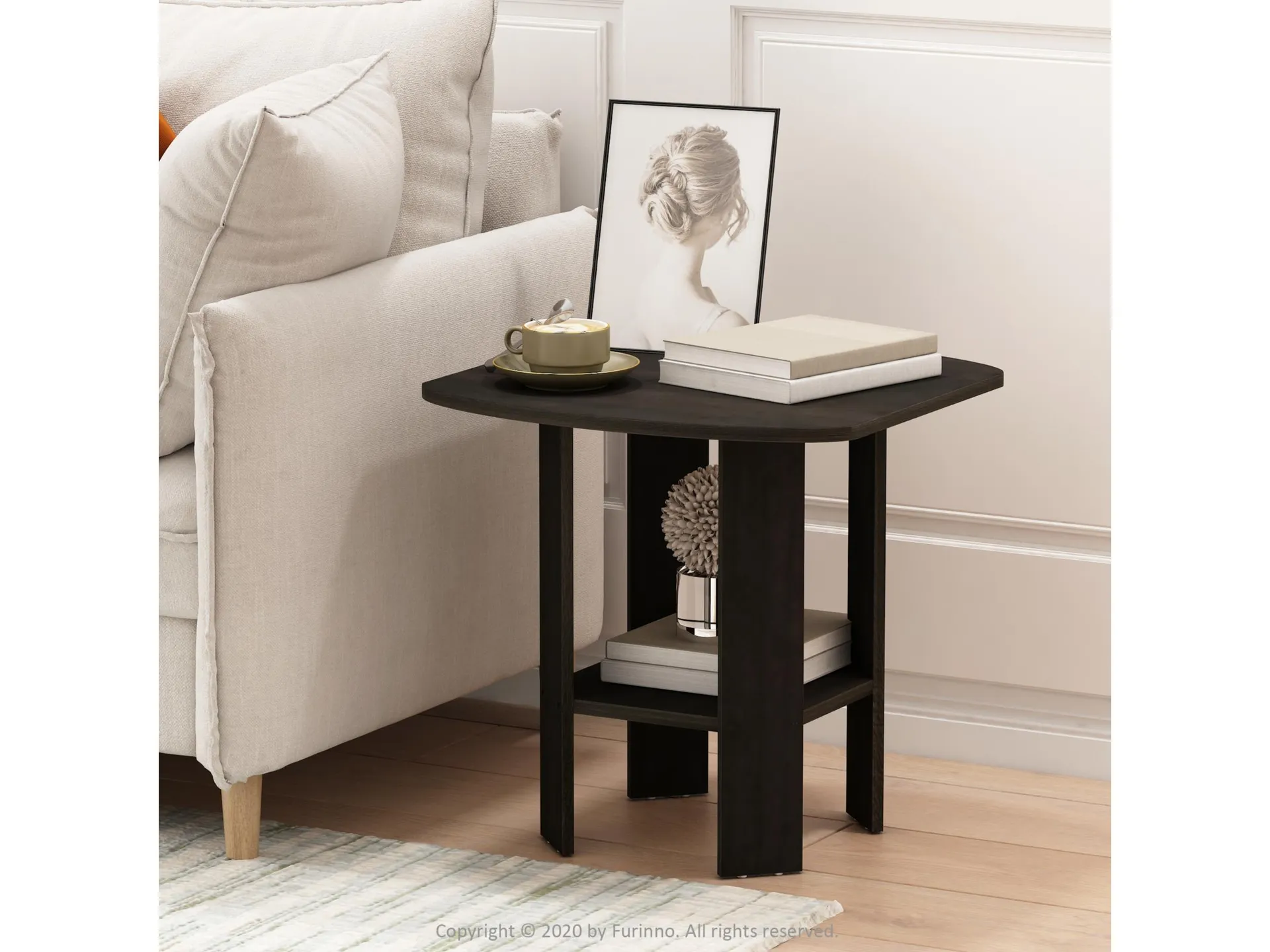 Simple Design End Table Set