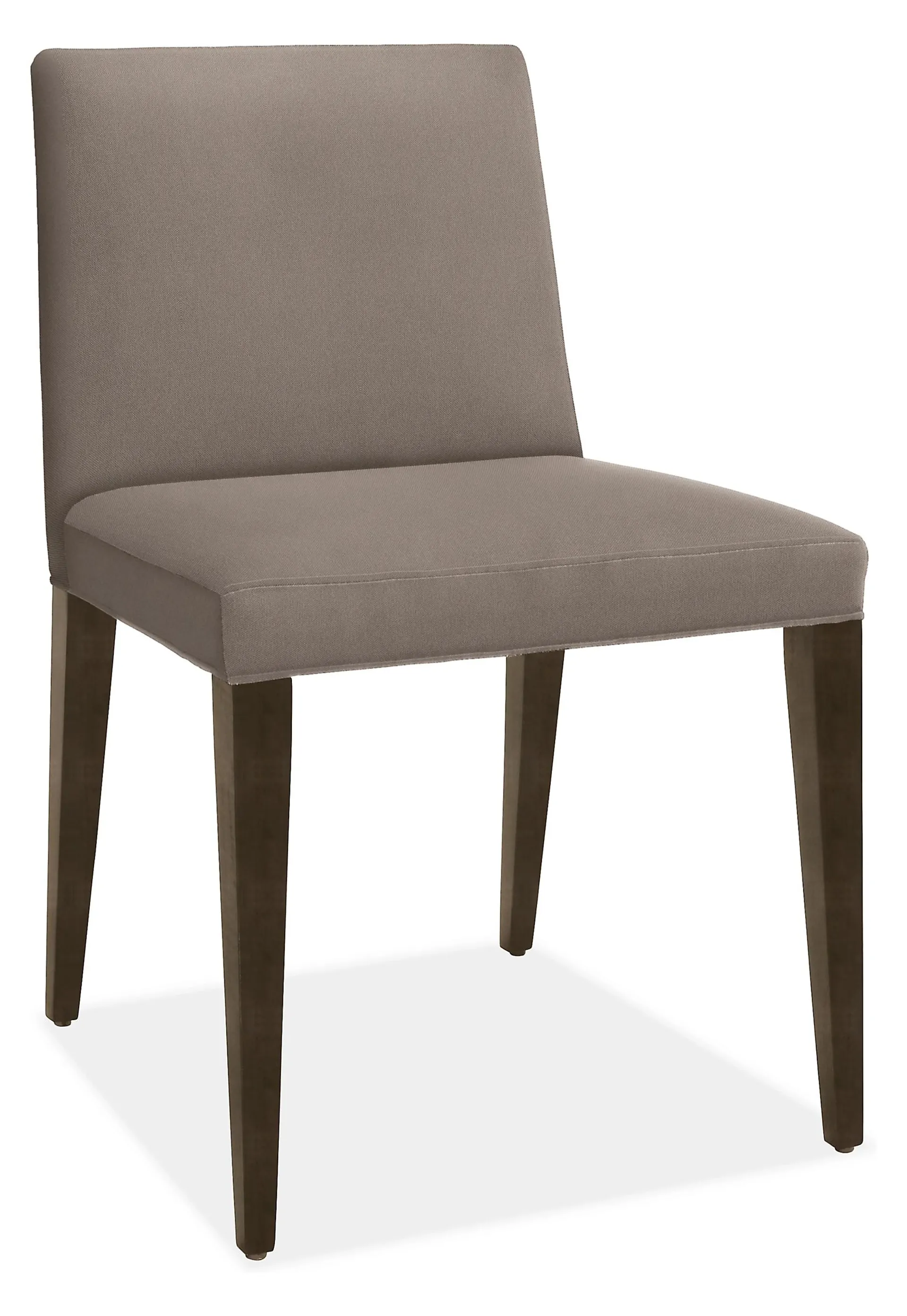 Ava Side Chair in Dawson Otter with Charcoal Legs