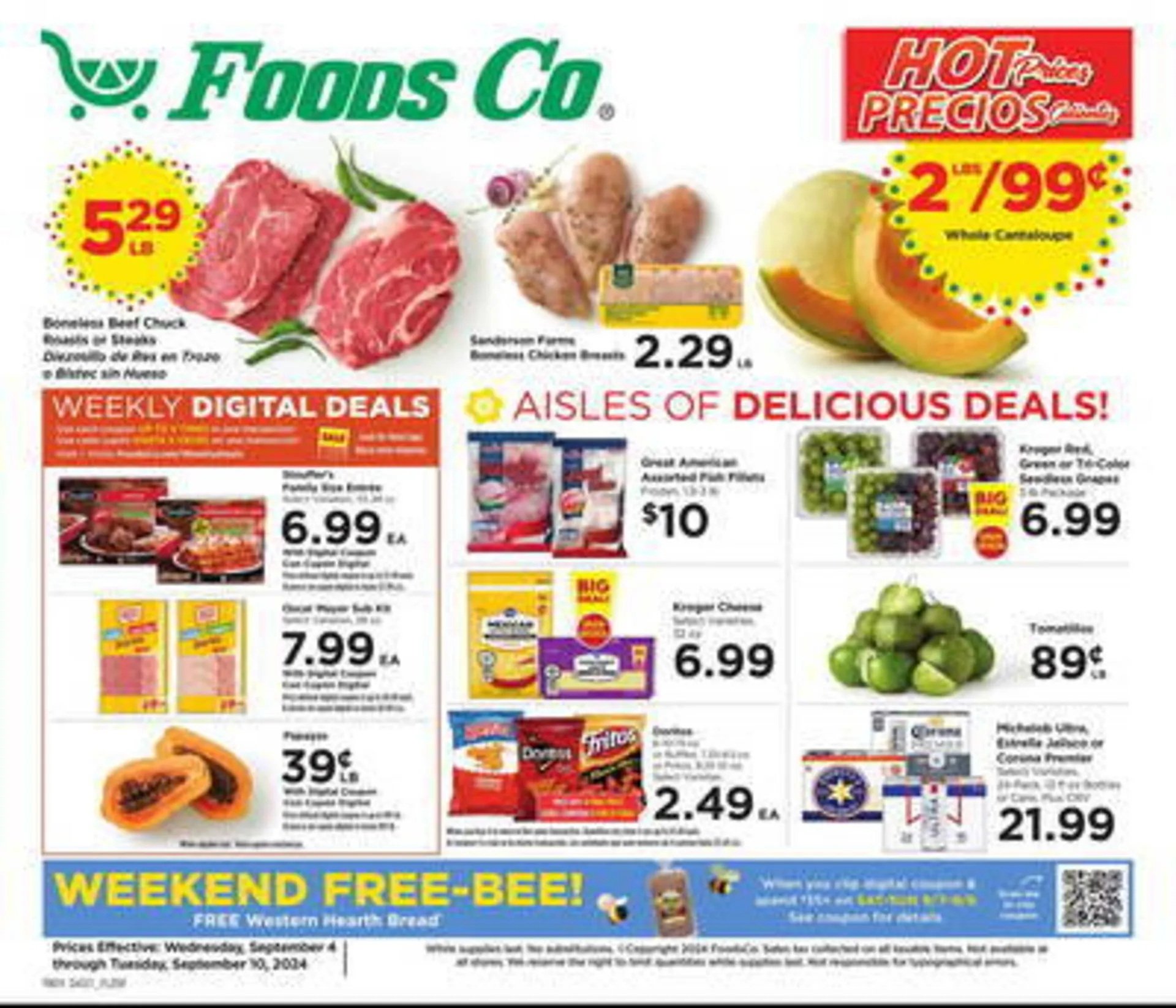 Foods Co Weekly Ad - 1