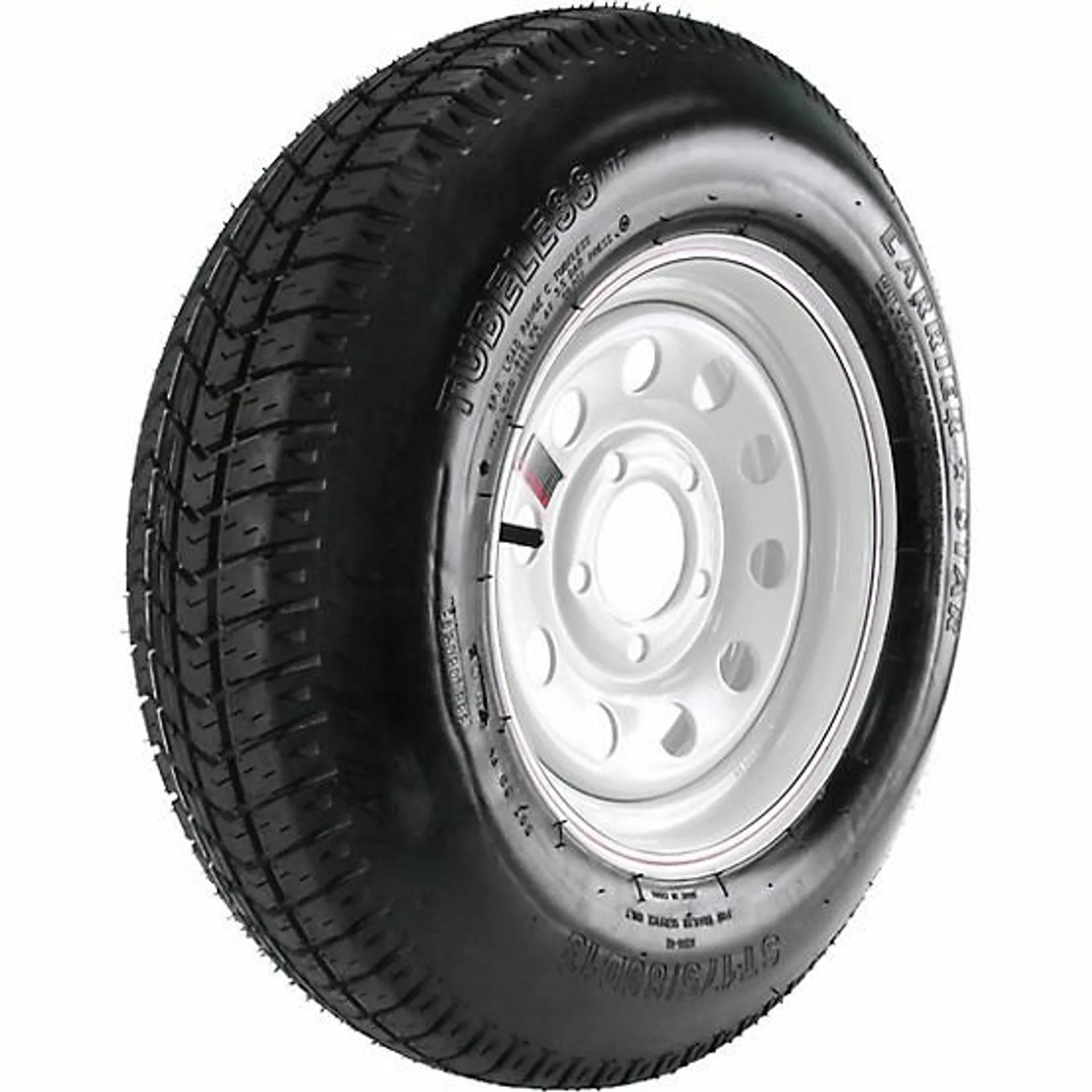 175/80D-13 Carrier Star Trailer Tire and 5-Hole Mod Wheel