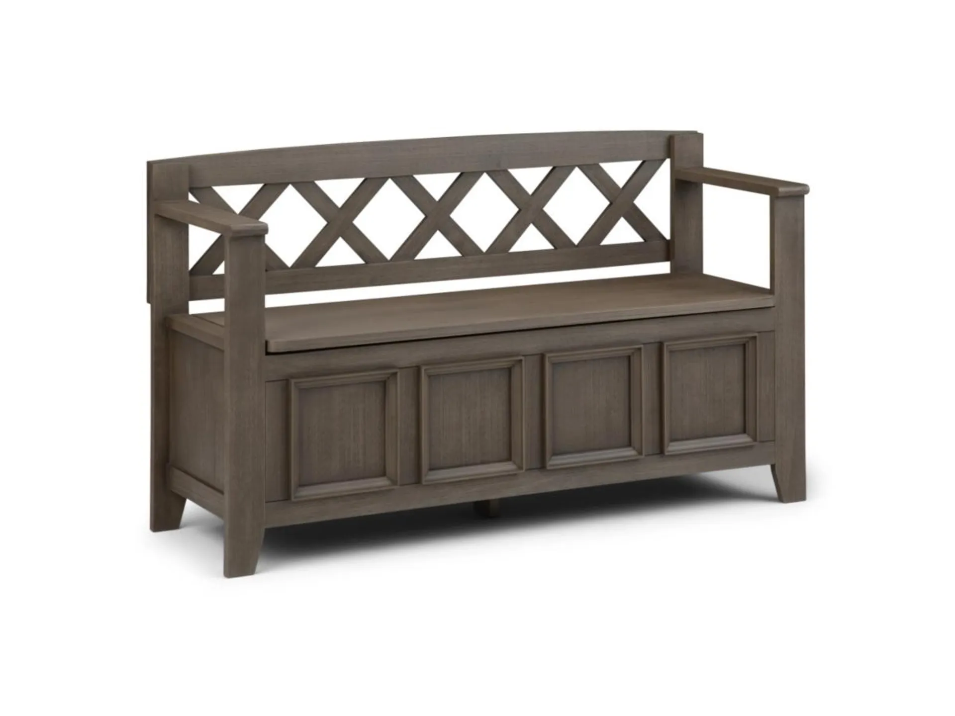 Simpli Home Amherst Entryway Storage Bench