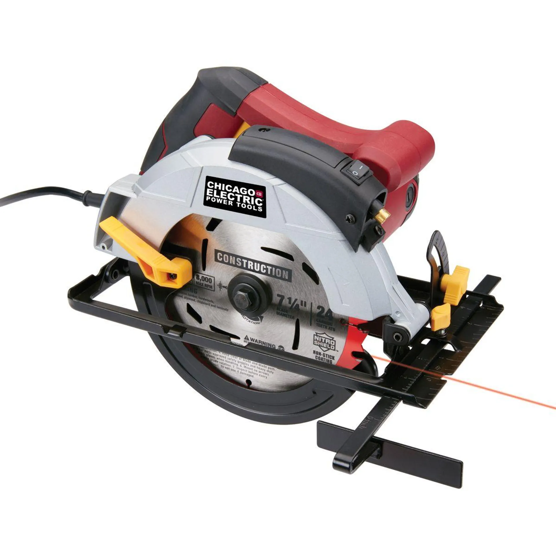 12 Amp, 7-1/4 in. Circular Saw with Laser Guide System