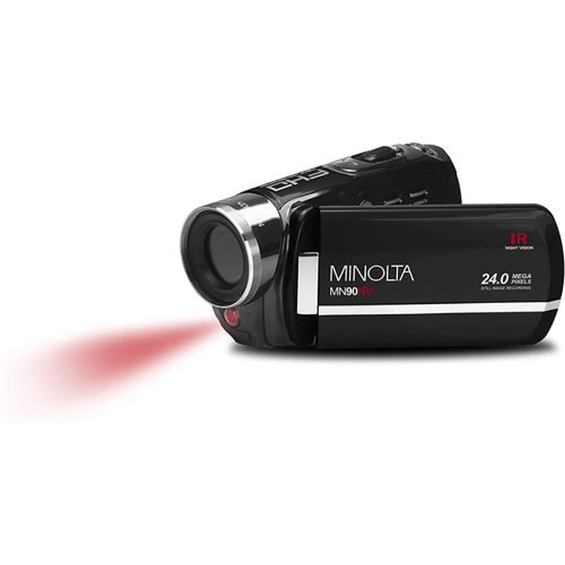 Minolta MN90NV 24MP/1080p HD IR Night Vision Digital Camcorder w/ 8GB SDHC Card - Black