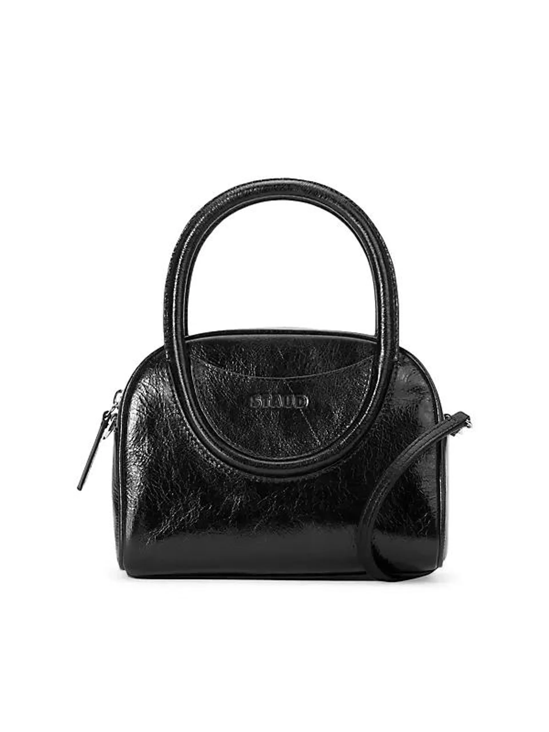 Mini Maude Leather Bowler Bag