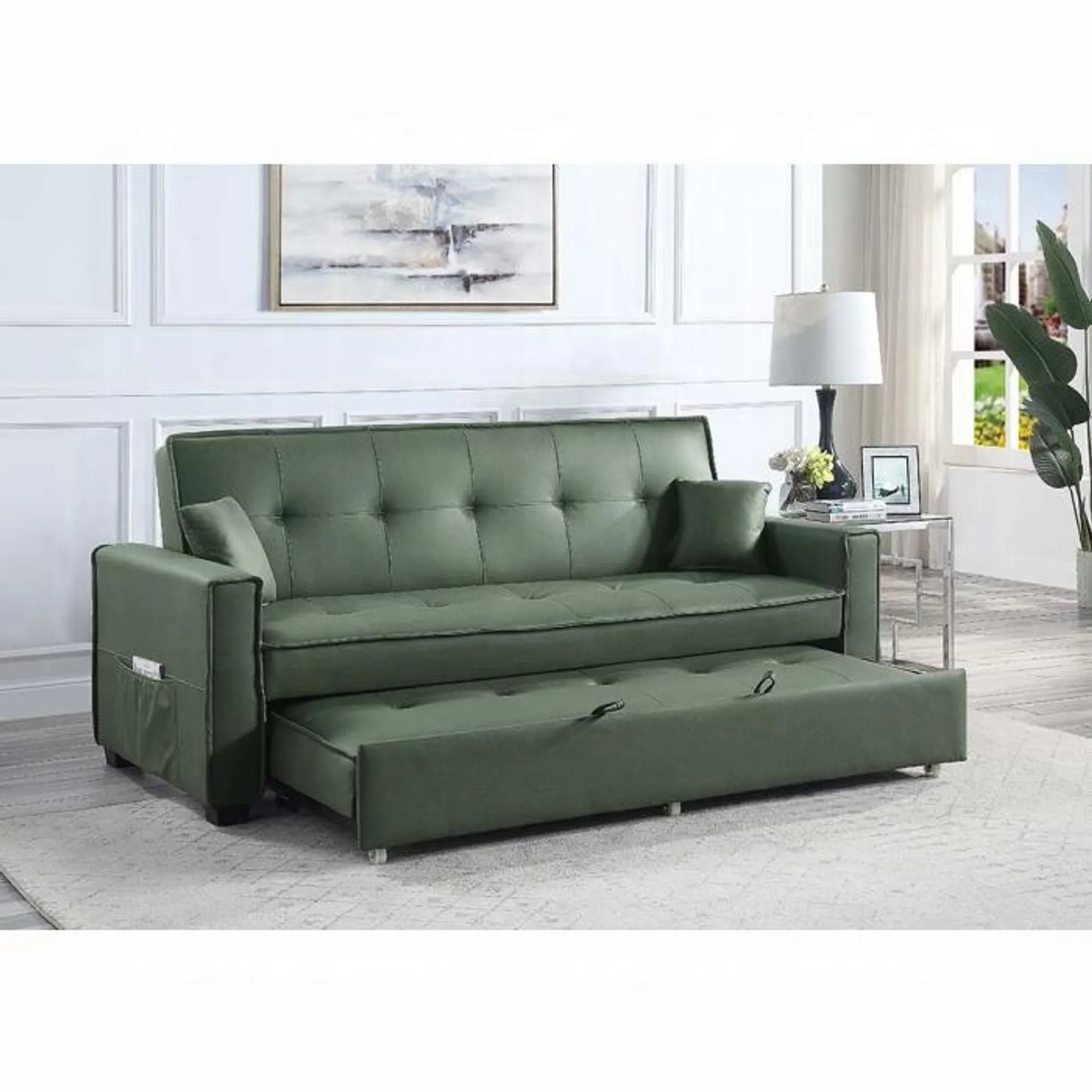 Octavio Adjustable Sofa W/2 Pillows