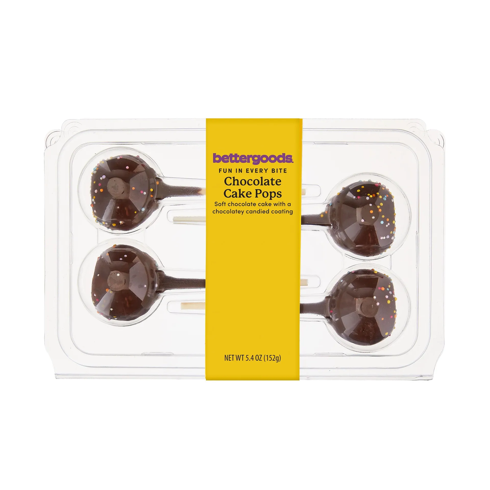 bettergoods Chocolate Cake Pops, 5.4 oz