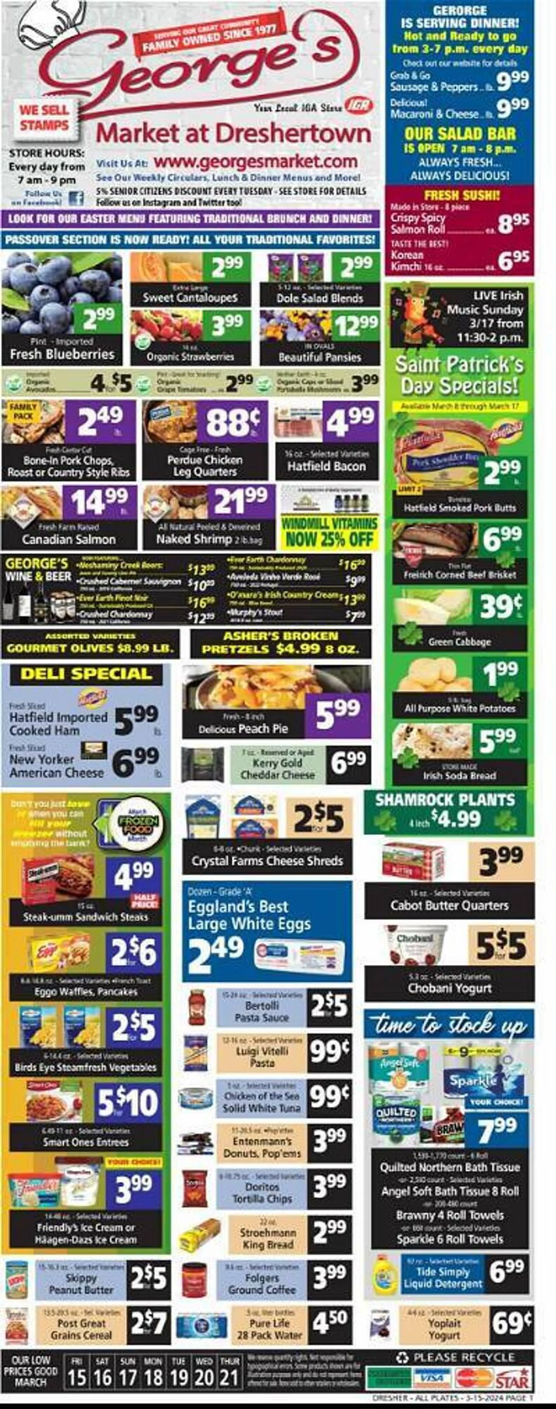 Weekly ad George's Market Weekly Ad from March 15 to March 21 2024 - Page 