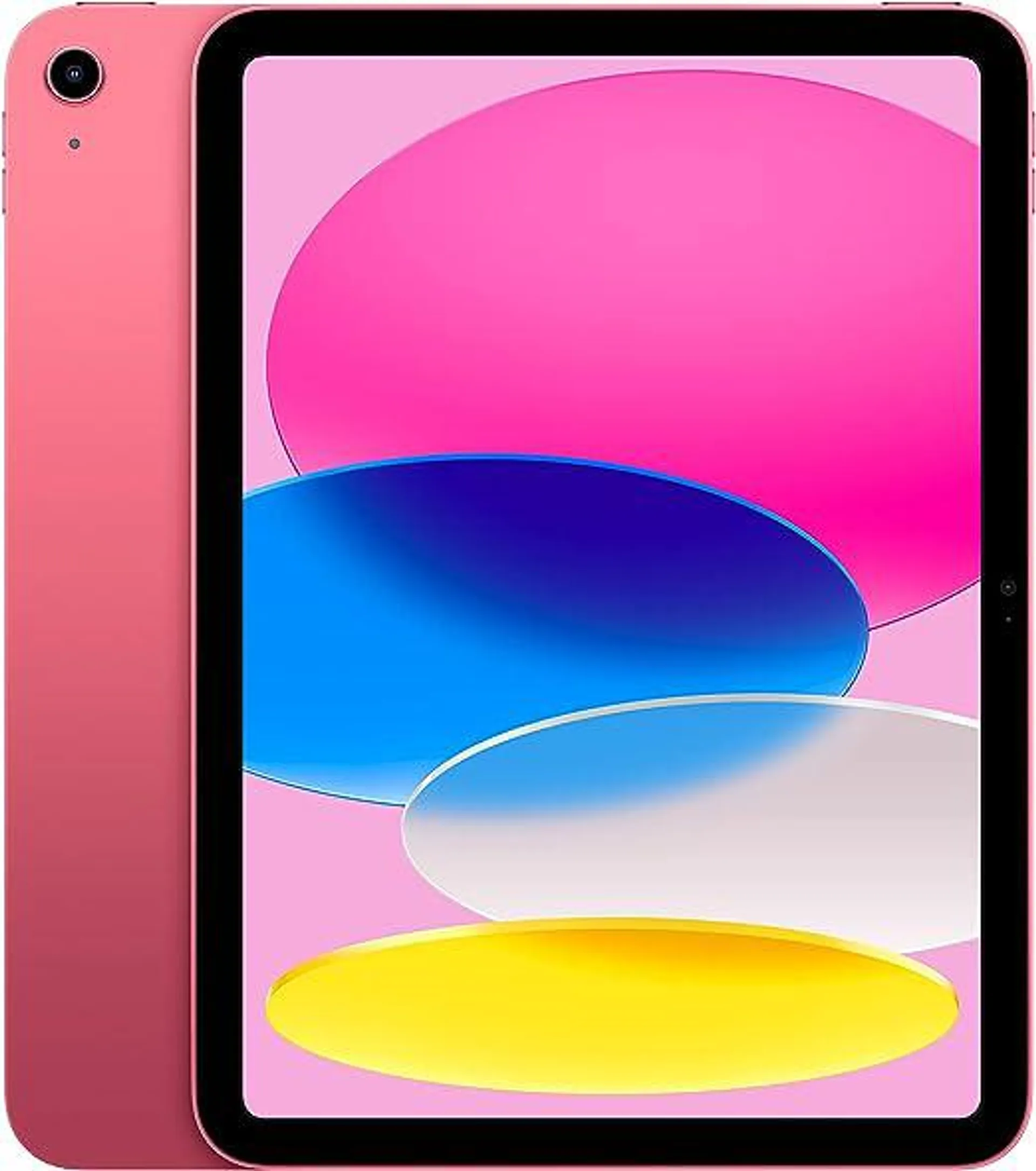 Apple iPad (10th Generation): with A14 Bionic chip, 10.9-inch Liquid Retina Display, 64GB, Wi-Fi 6, 12MP front/12MP Back Camera, Touch ID, All-Day Battery Life – Pink