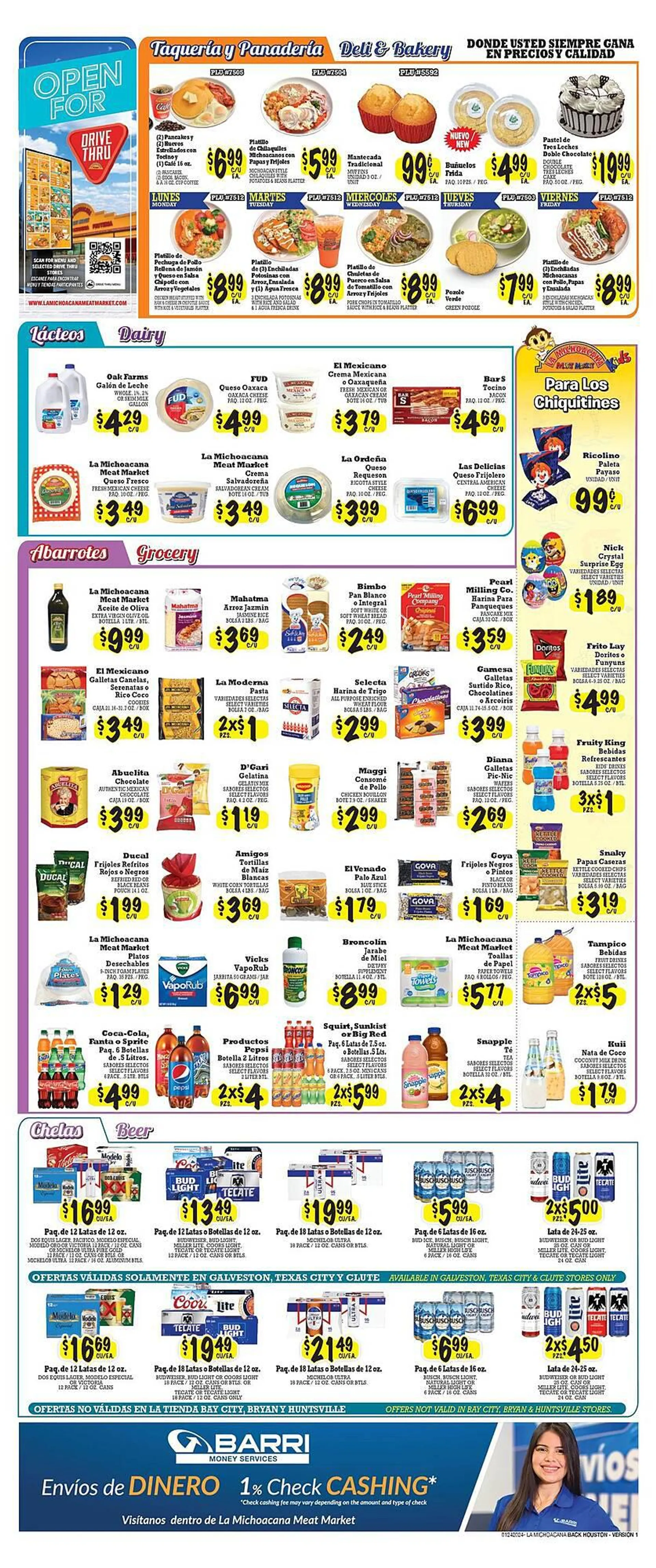 Weekly ad La Michoacana Weekly Ad from January 25 to February 6 2024 - Page 2