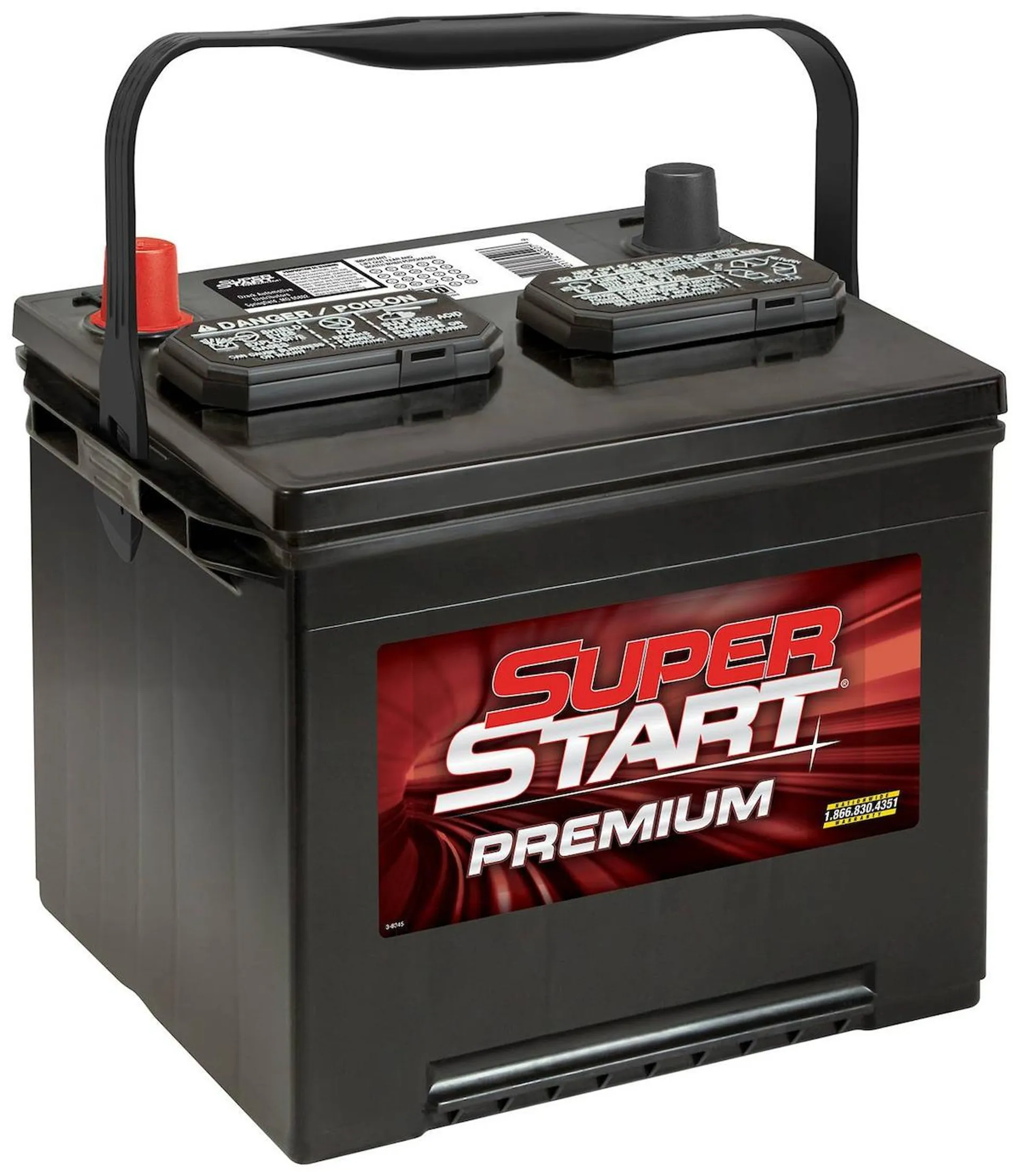 Super Start Premium Standard Flooded Top Post Battery Group Size 26R - 26RPRMJ