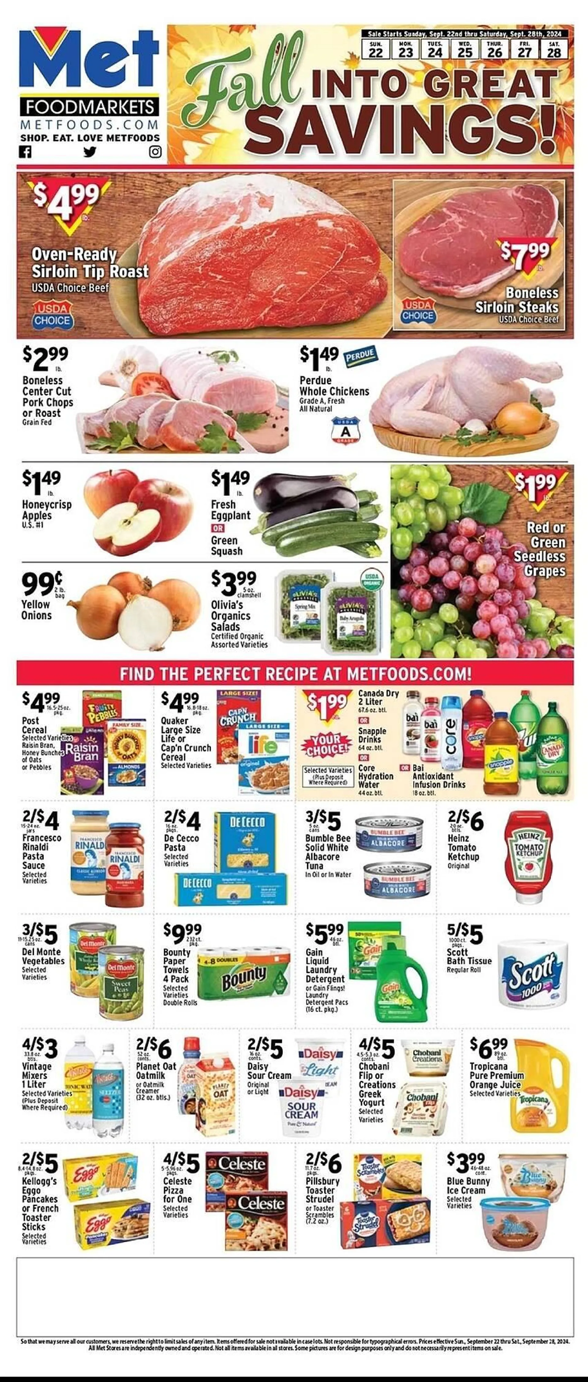 Met Foodmarkets Weekly Ad - 1