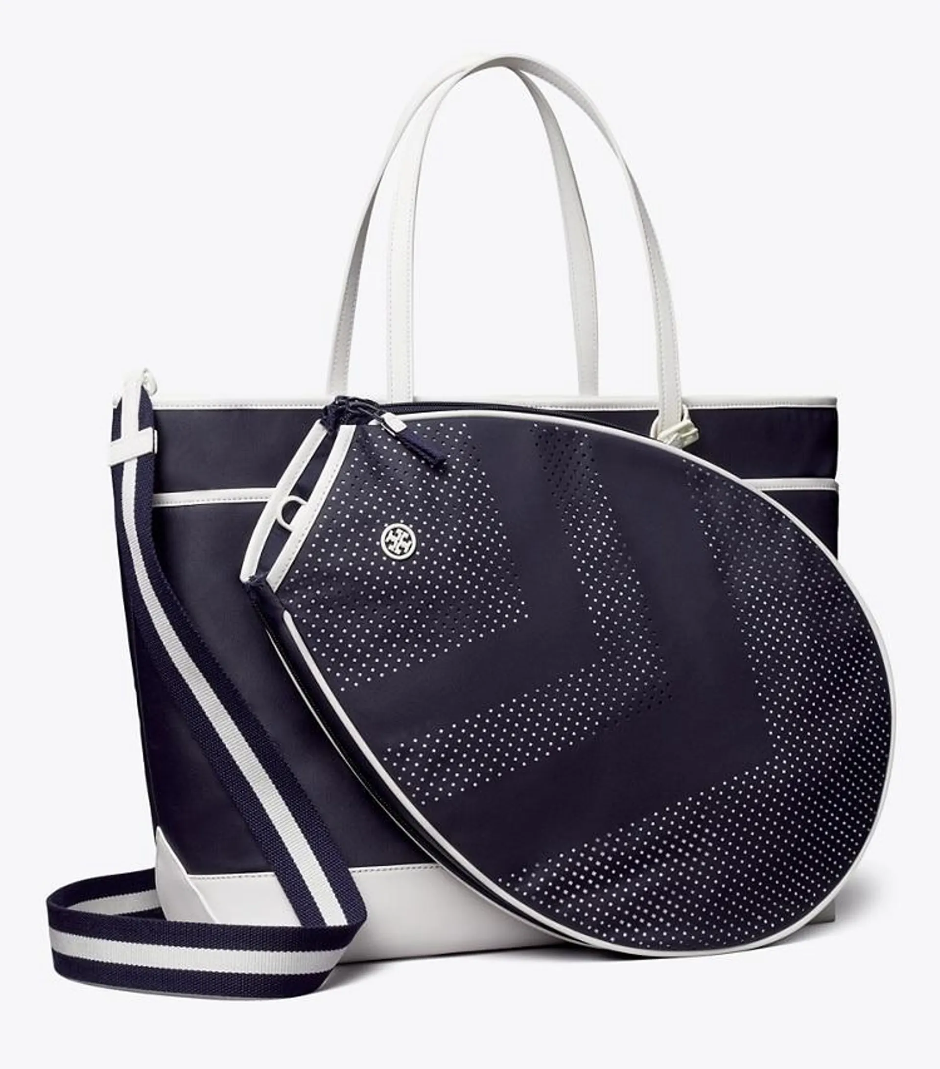 CHEVRON TENNIS TOTE