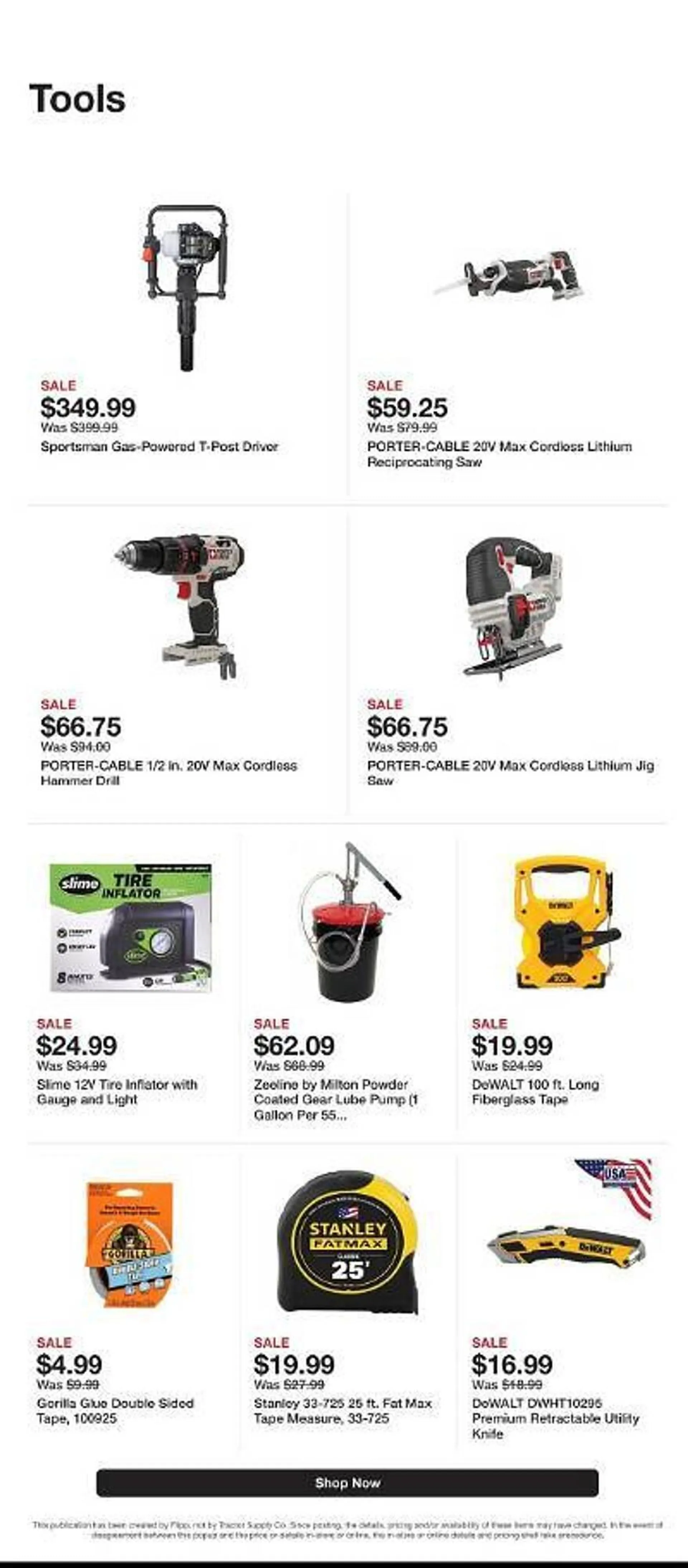 Tractor Supply Company Weekly Ad - 2