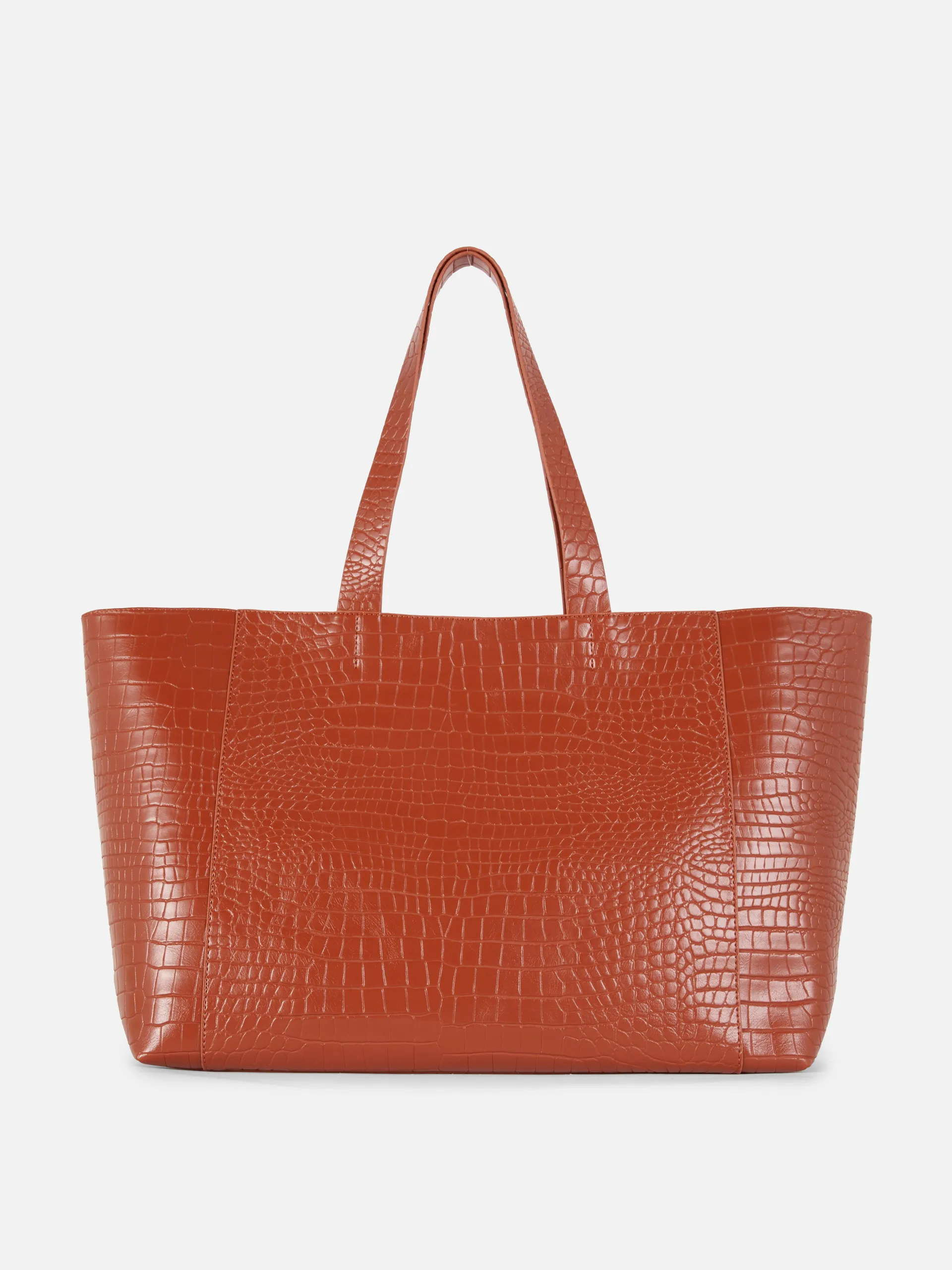 XL Mock Croc Shopper