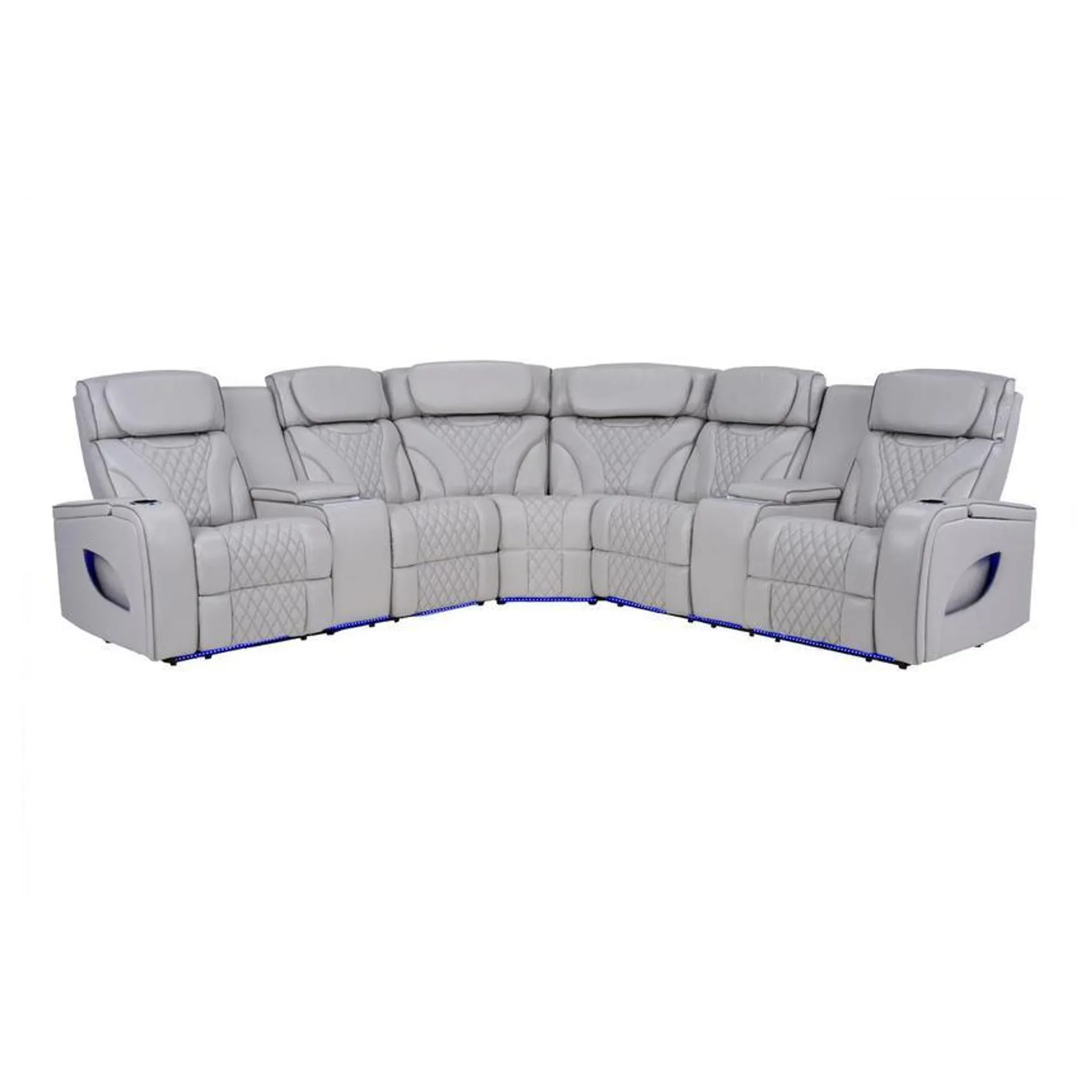 Leather Power Reclining Sofa