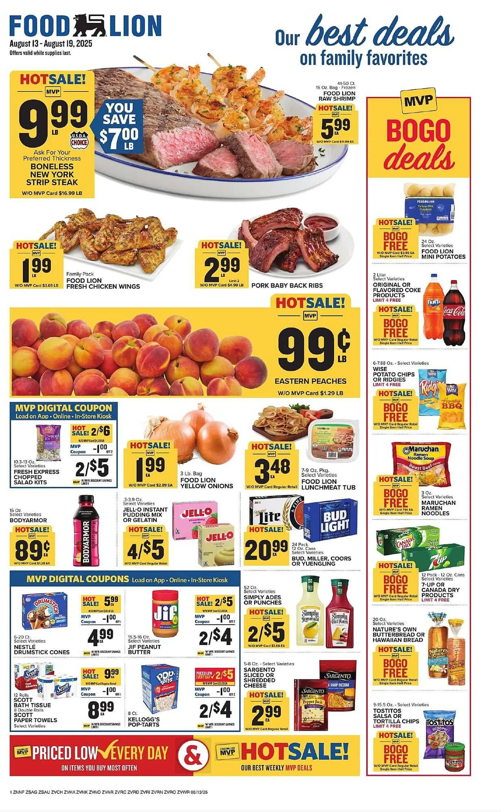Weekly ad Food Lion Weekly Ad from August 13 to August 19 2025 - Page 1