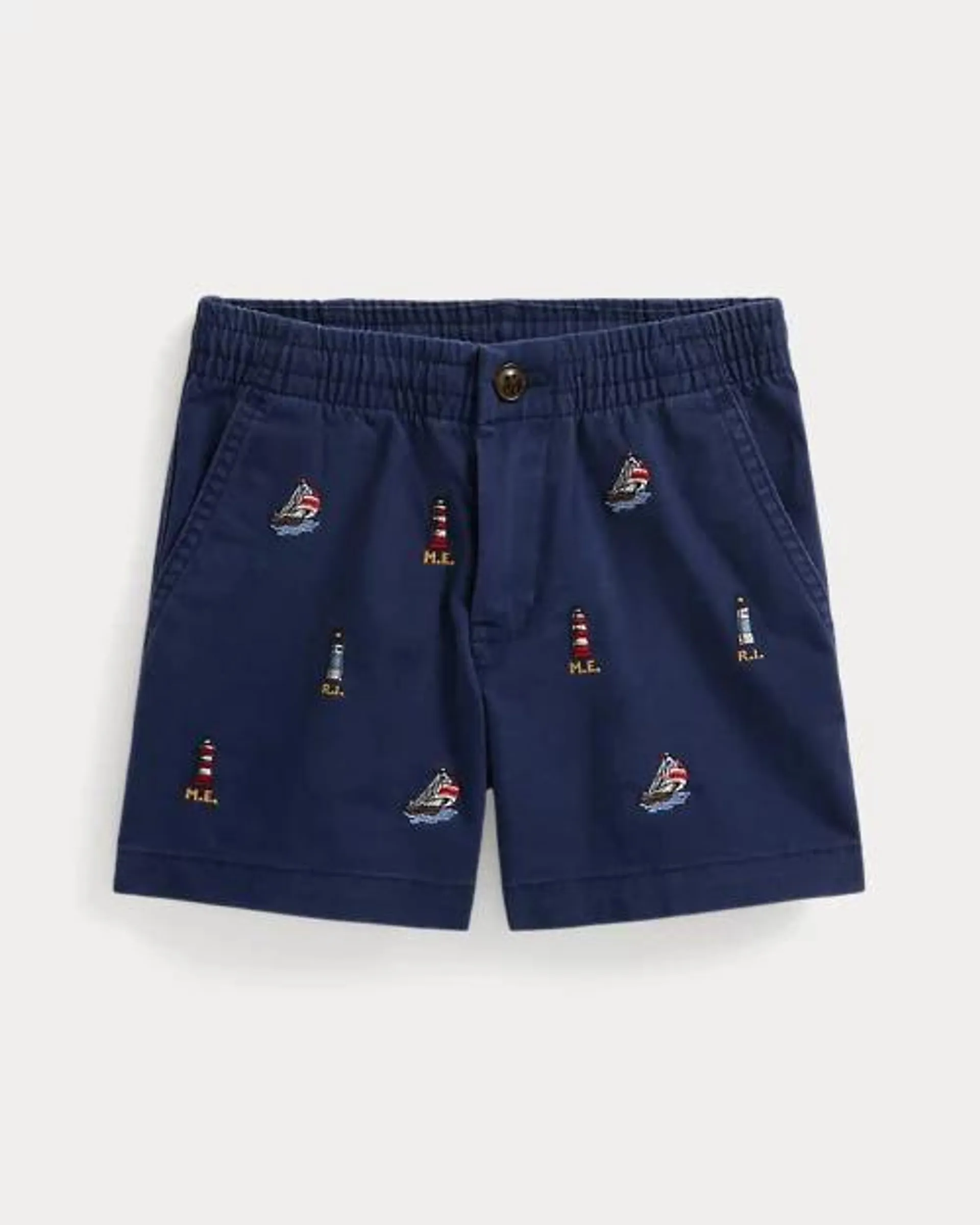 Polo Prepster Embroidered Chino Short