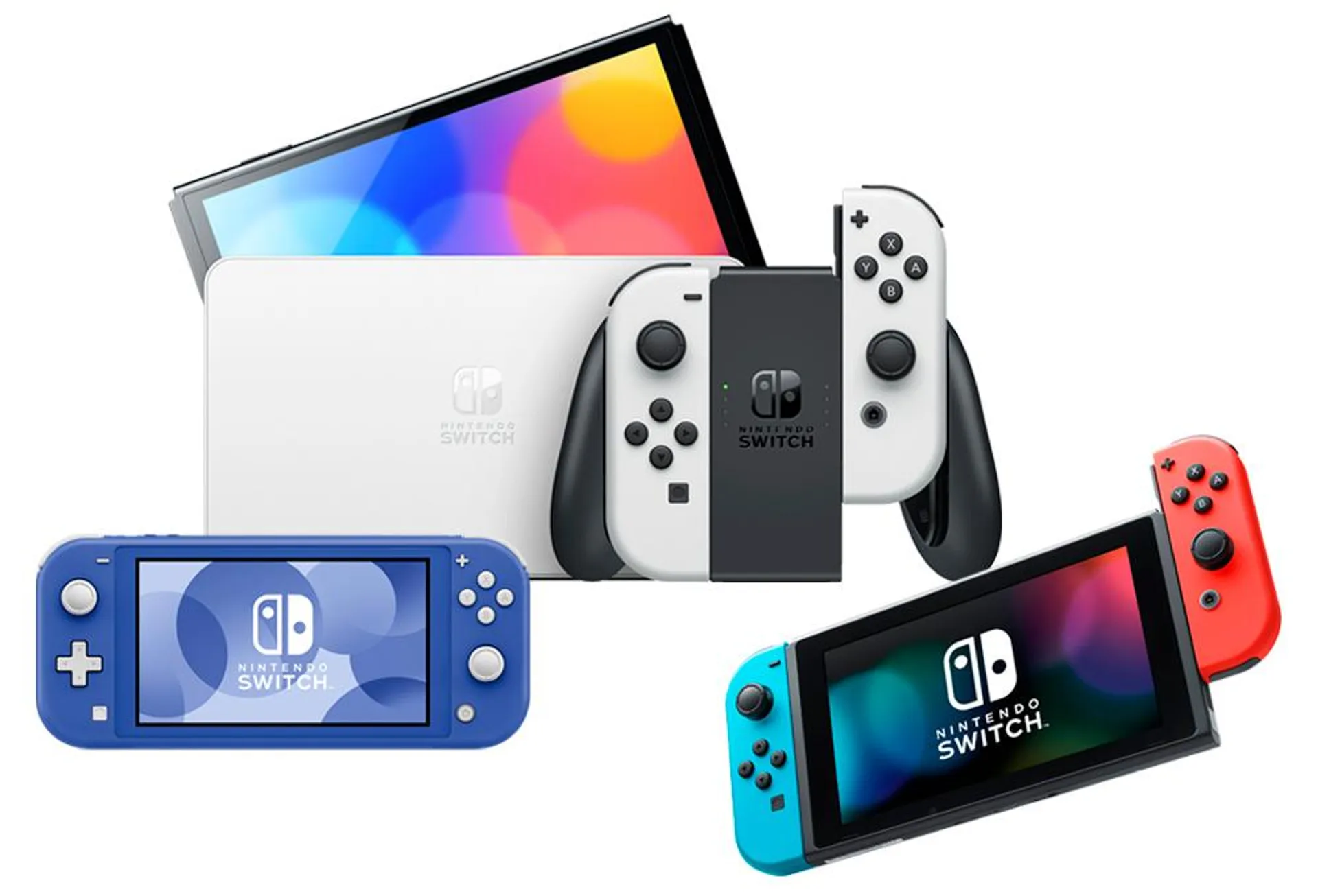 Nintendo - Switch – OLED Model w/ White Joy-Con - White