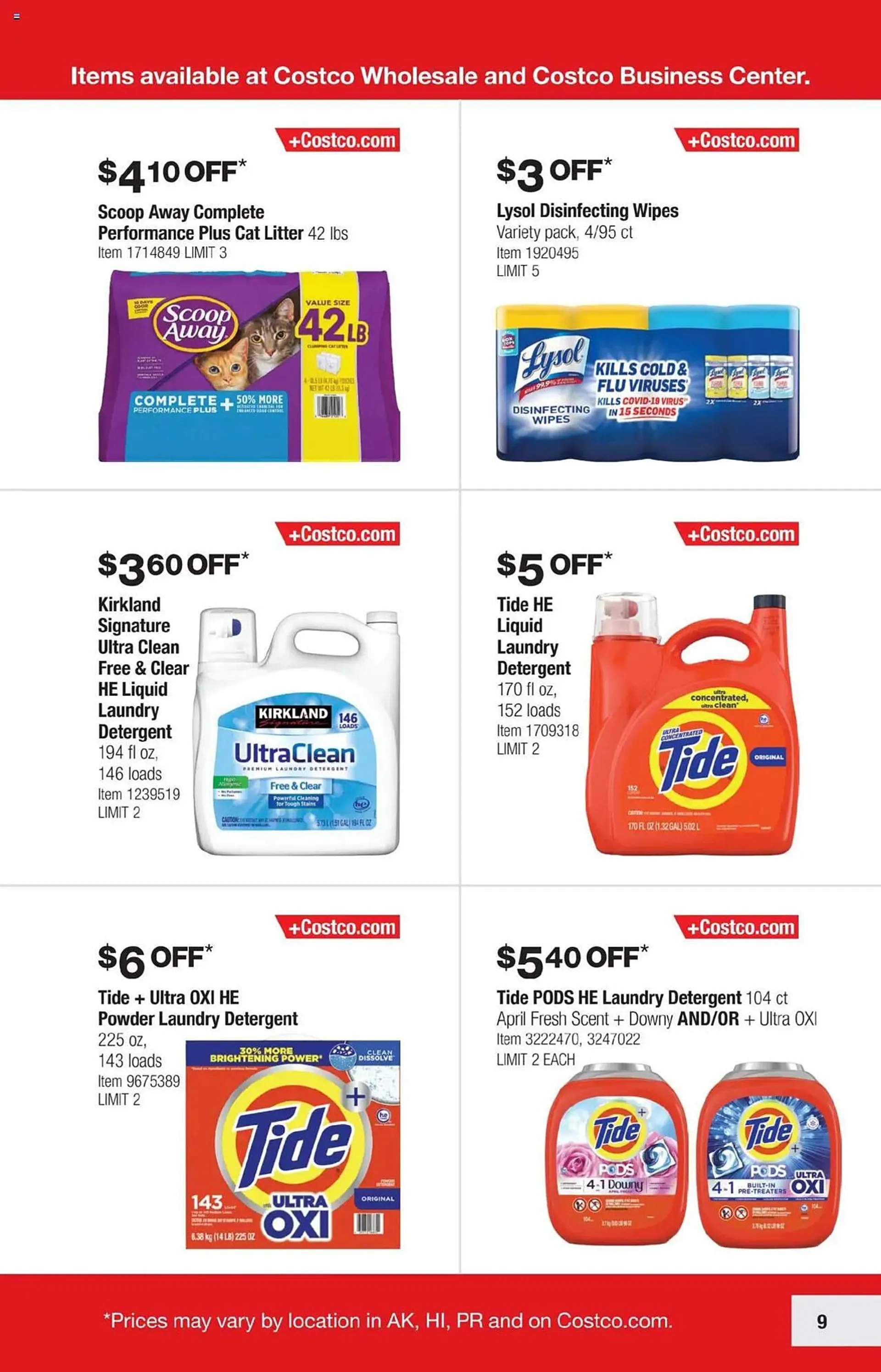 Weekly ad Costco Weekly Ad from April 9 to May 4 2025 - Page 9