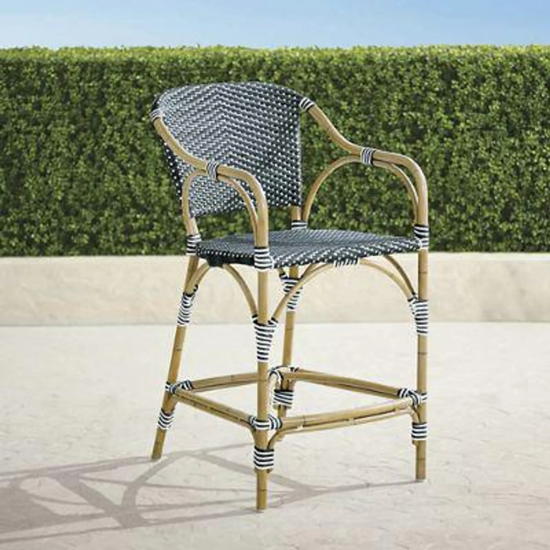 French Bistro Aluminum Counter Stool