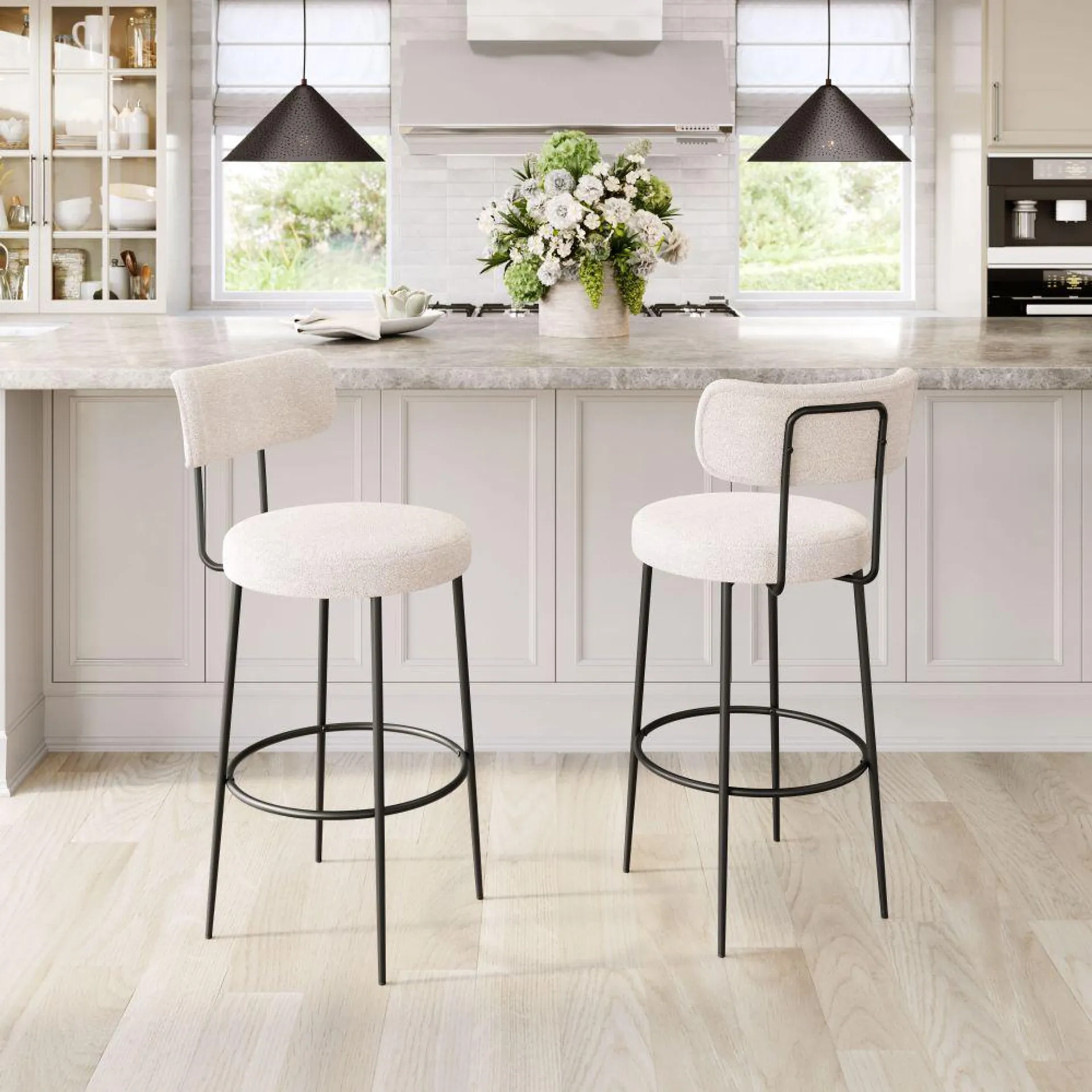 Blanca Barstool Ivory