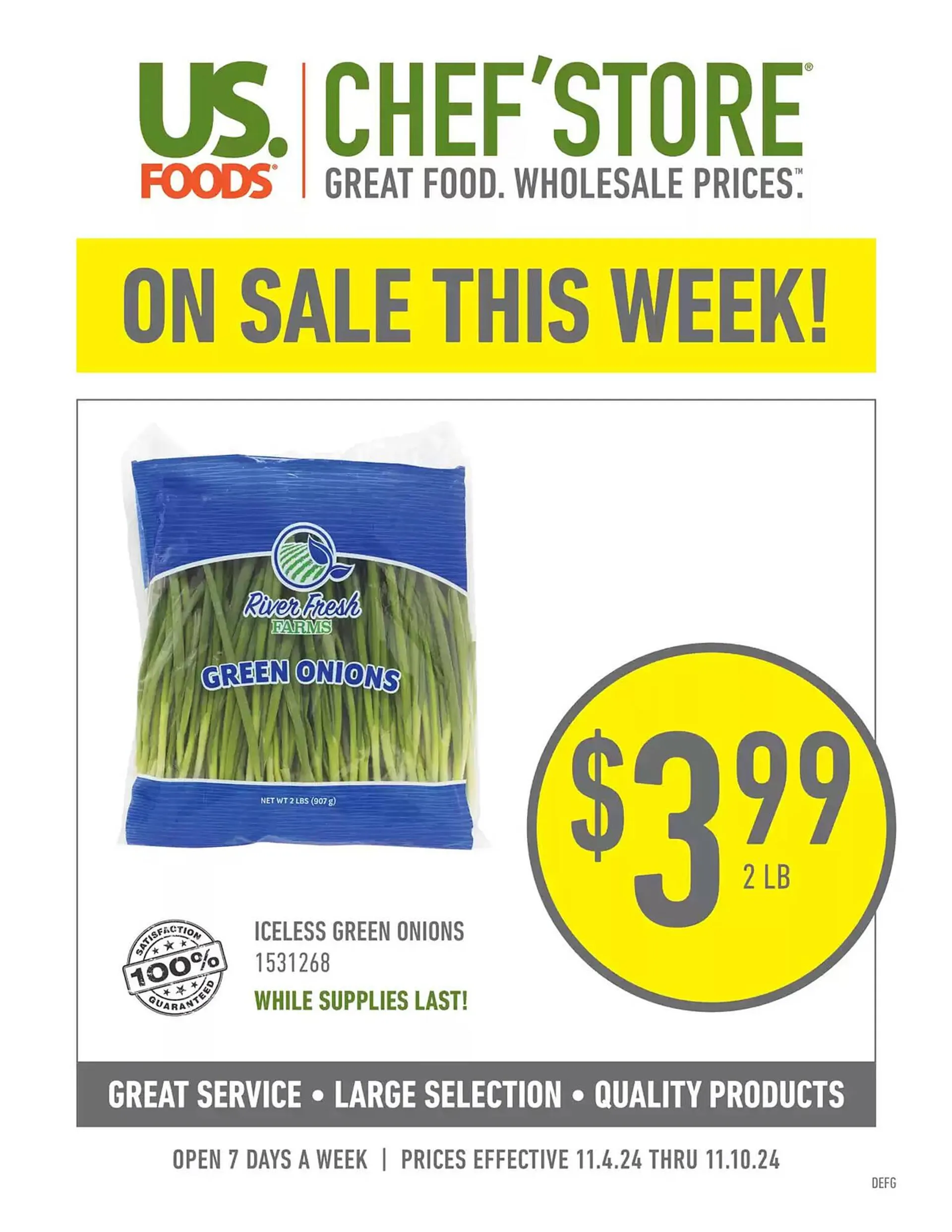 Weekly ad US Foods Chef's Store Weekly Ad from November 5 to November 19 2024 - Page 2