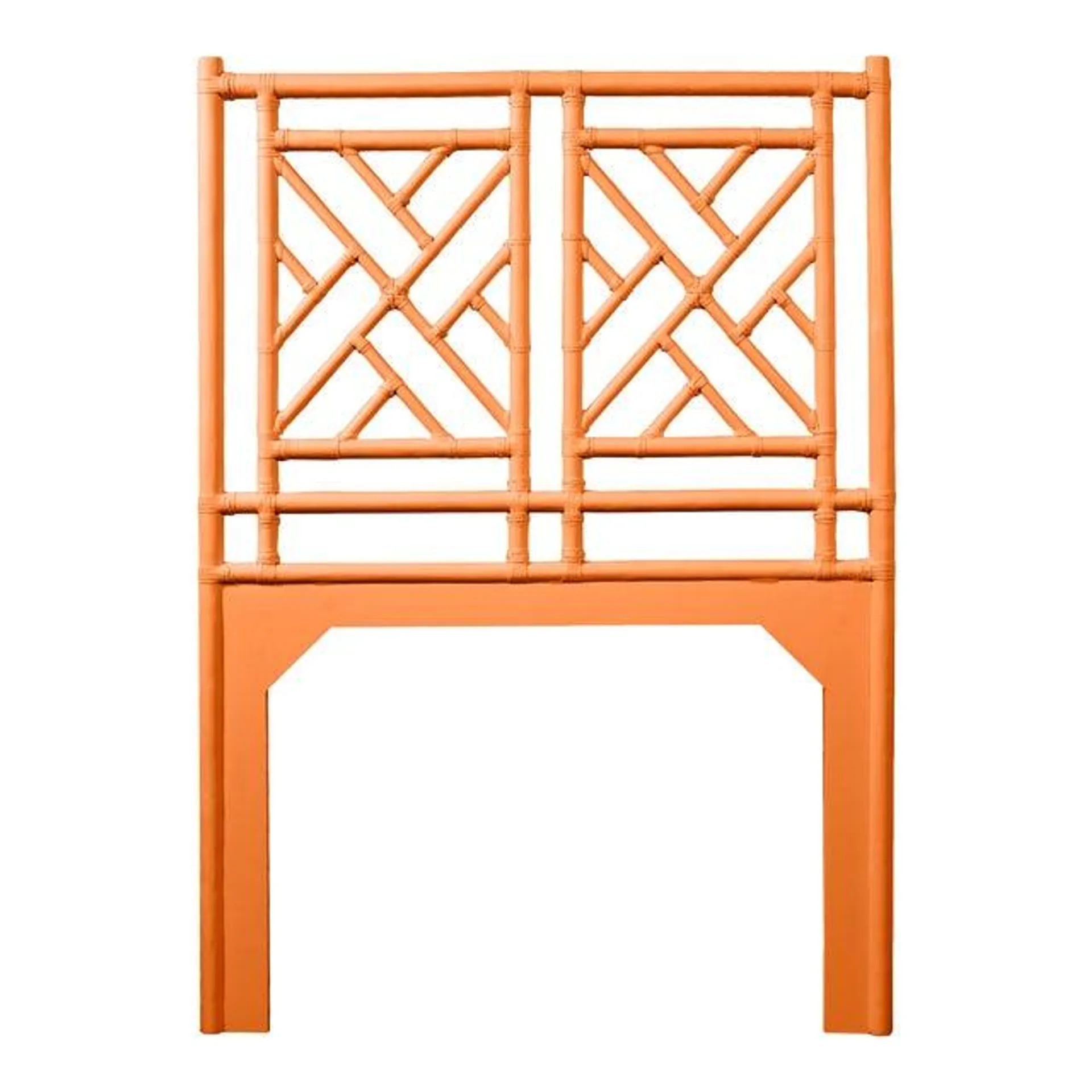 Chippendale Headboard Twin - Orange